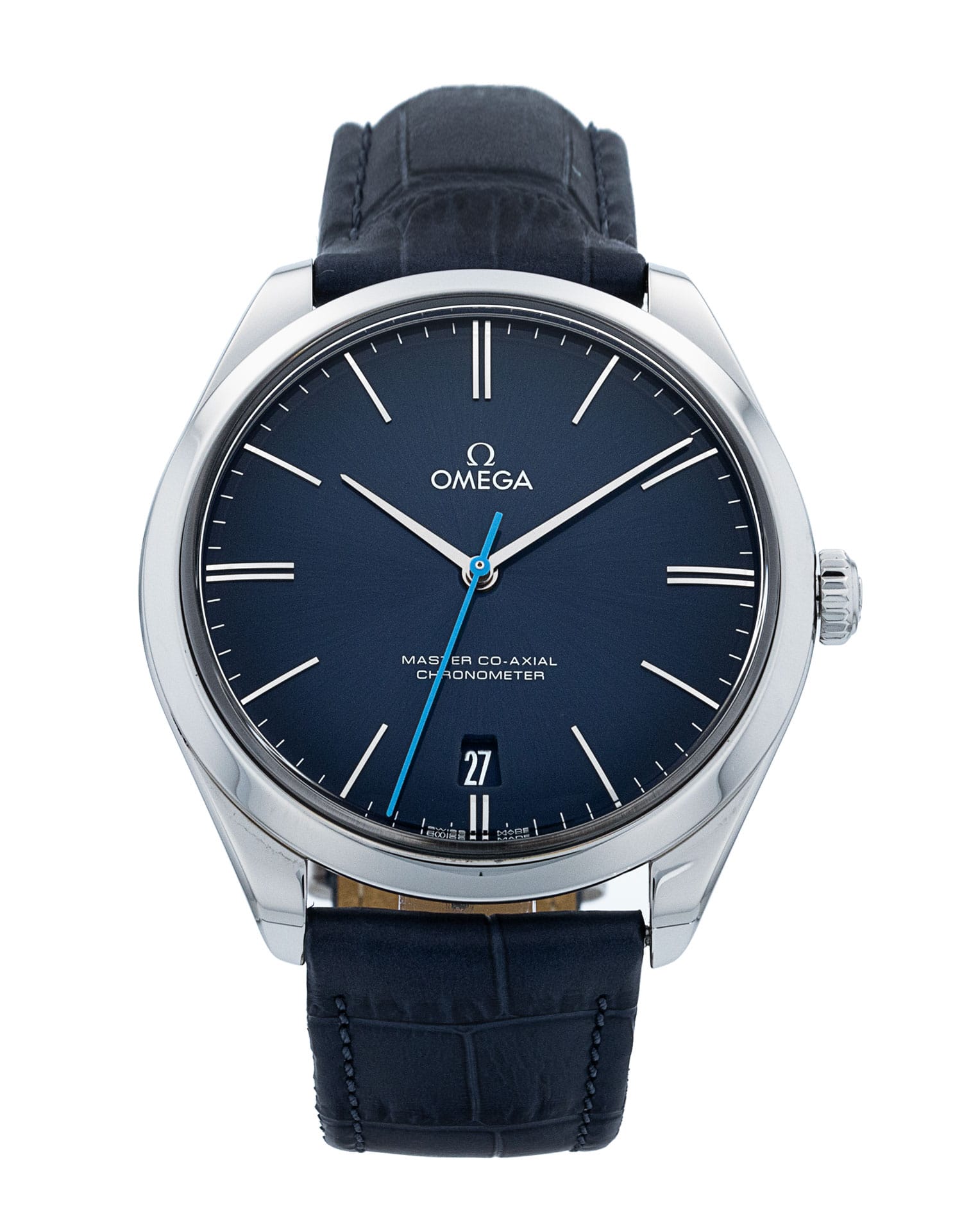 Omega De Ville Tresor - cadran Baton bleue
