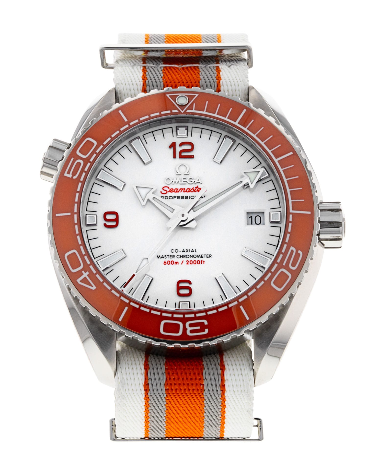 Omega Planet Ocean - cadran Quartier blanc arabe