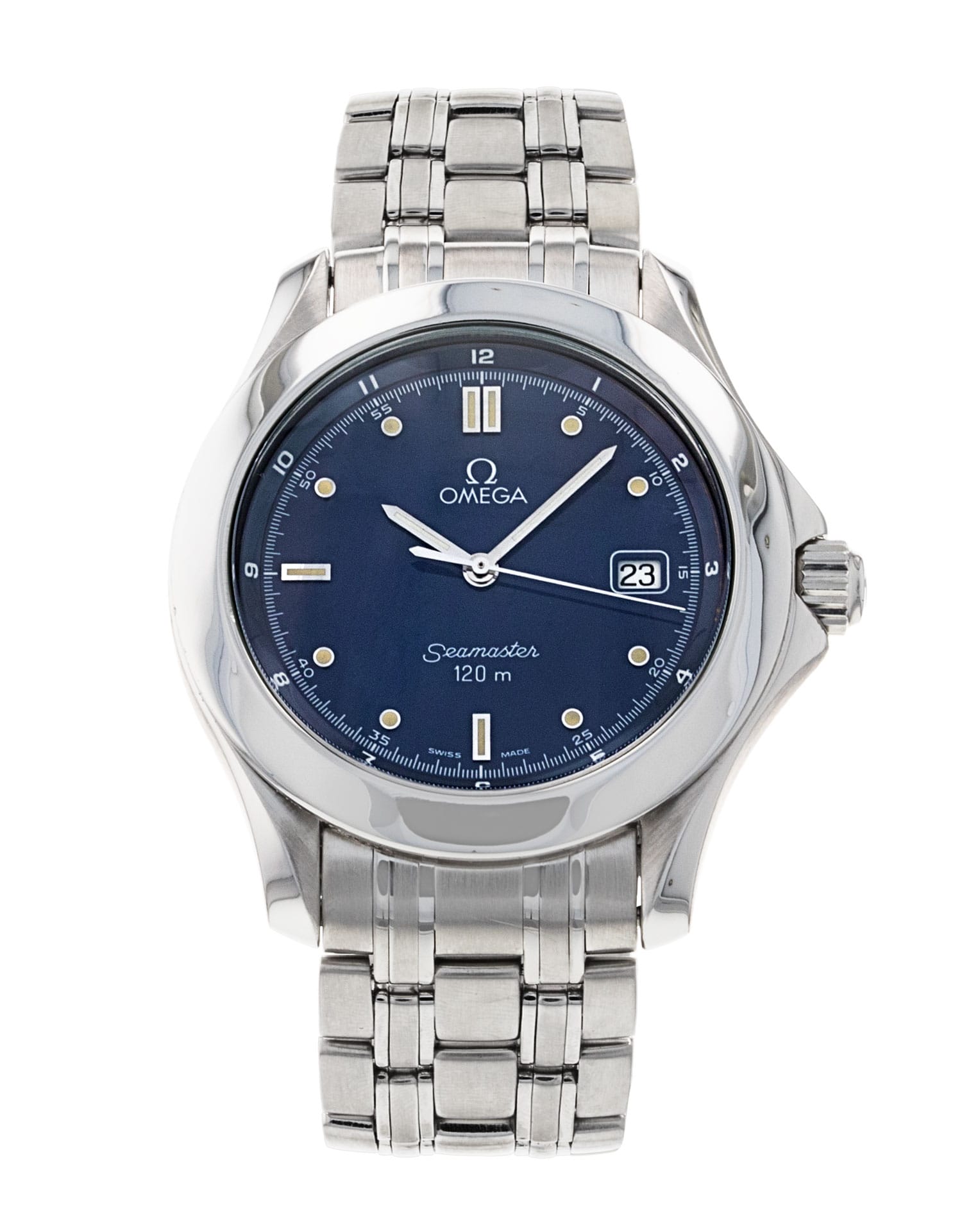 Omega Seamaster 120m - cadran Baton bleue