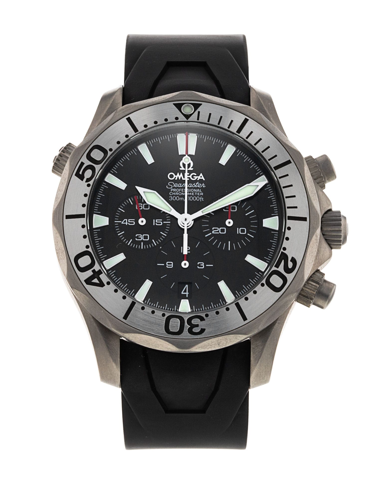 Omega Seamaster 300m - cadran Baton noire