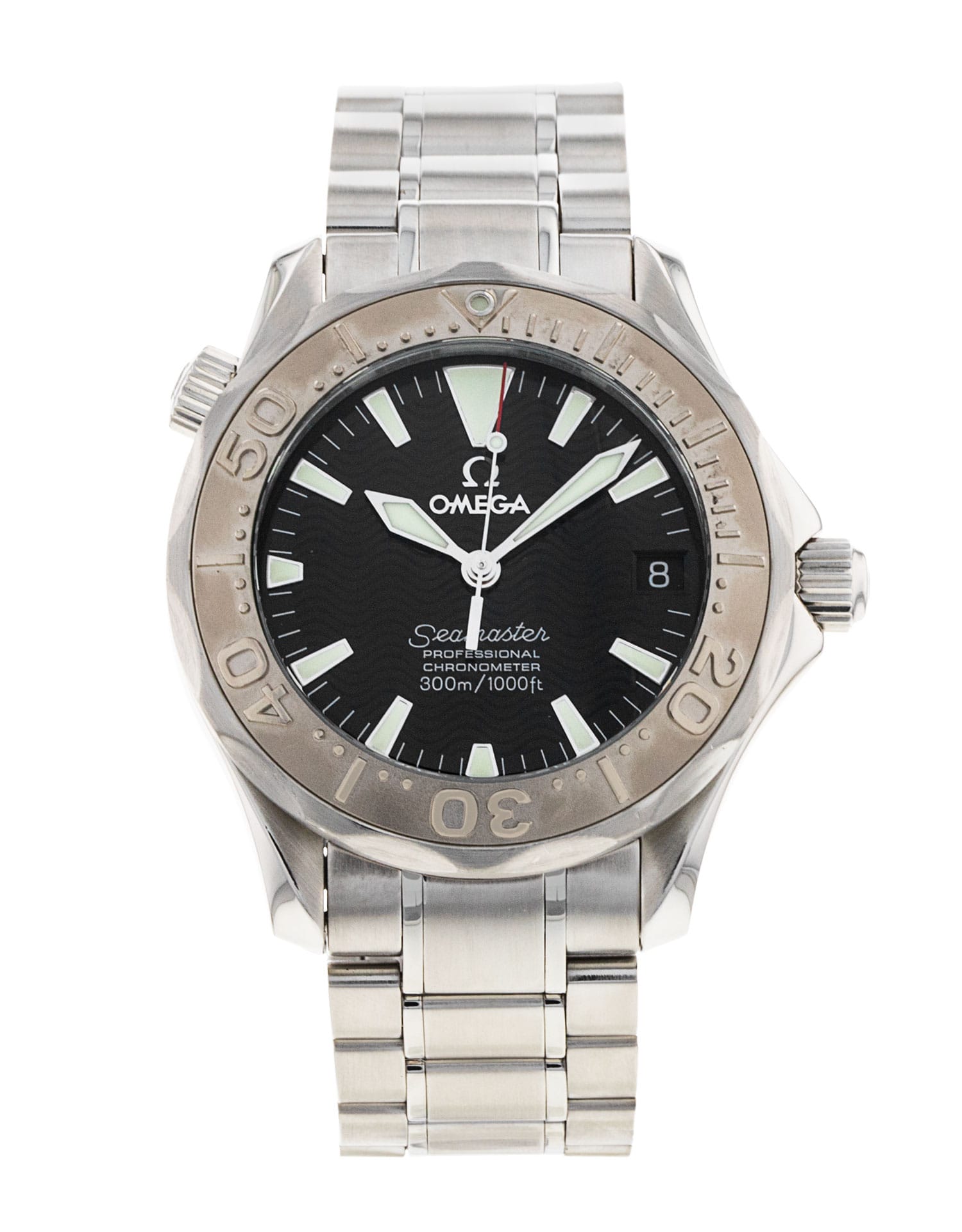 Omega Seamaster 300m Mid-Size - cadran Baton noire