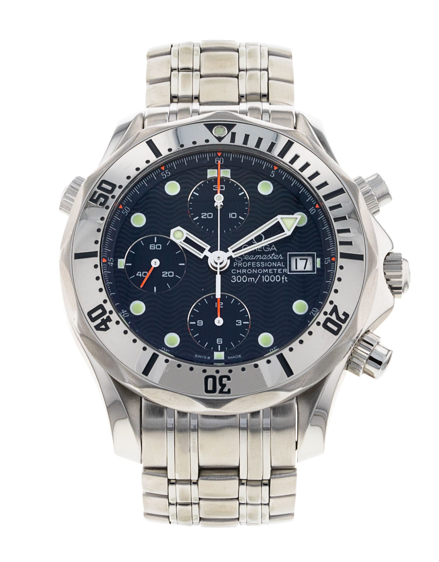 Omega Seamaster Chrono Diver - cadran Bleu