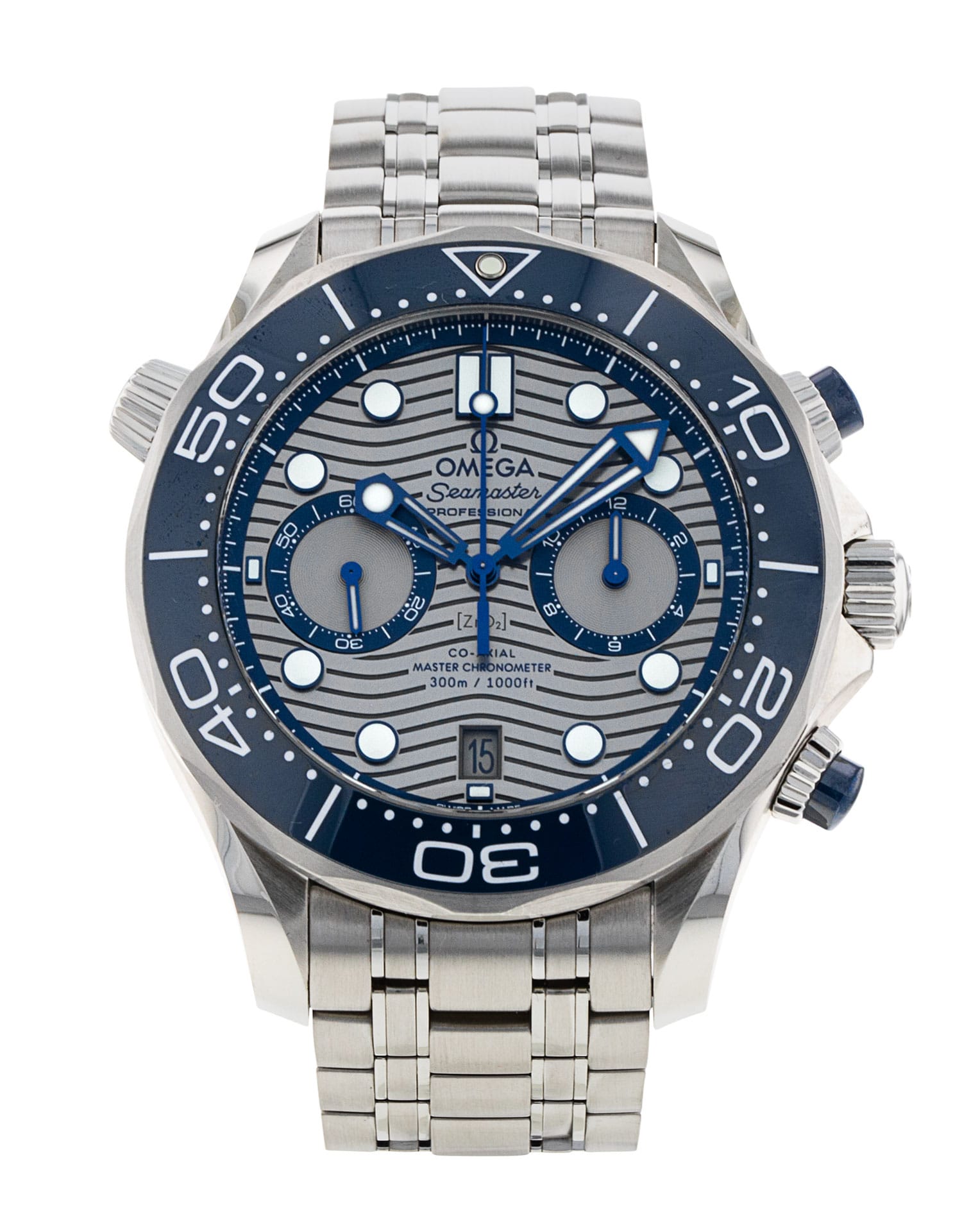 Omega Seamaster Diver 300m - cadran Baguette grise