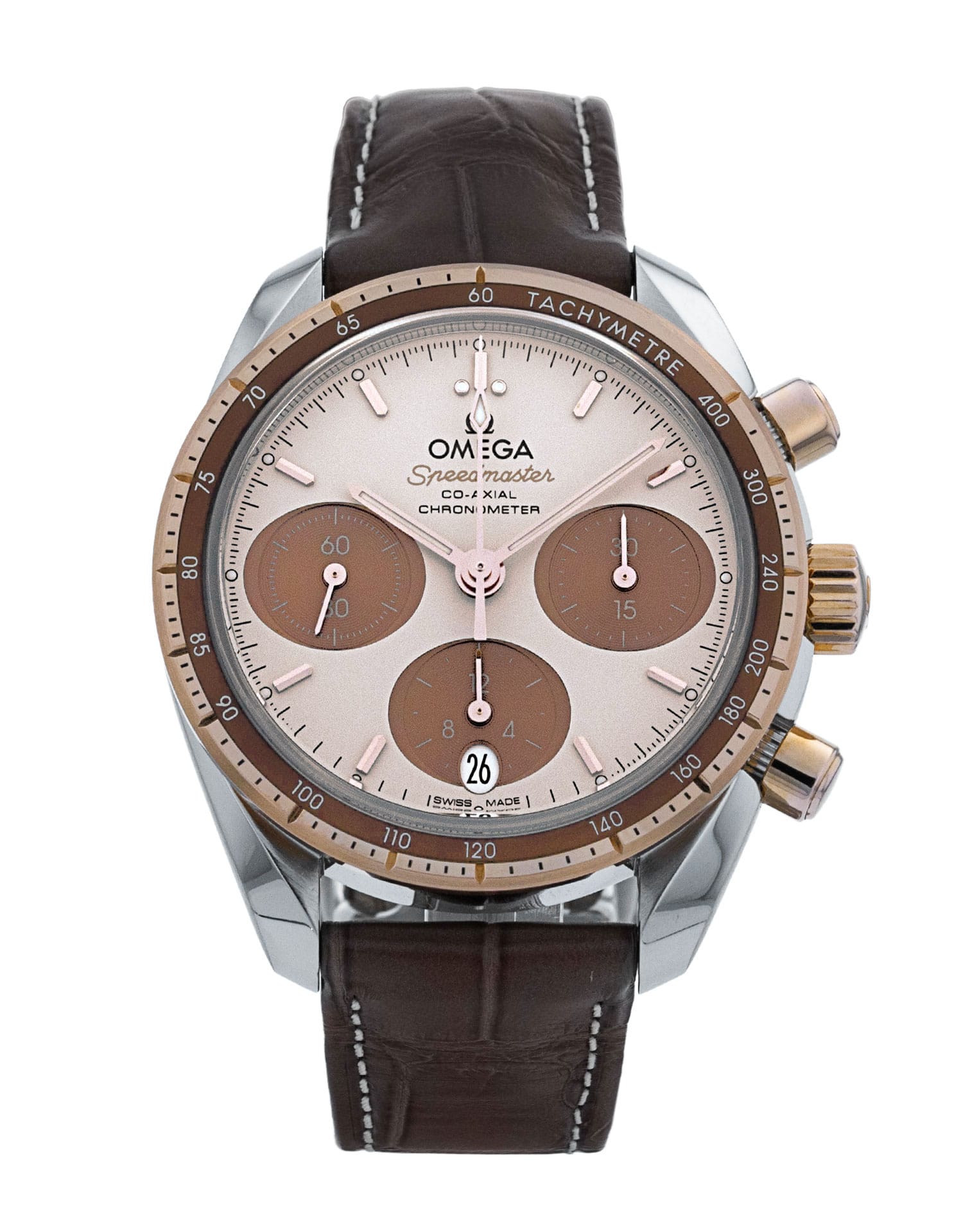 Omega Speedmaster 38 - cadran Baton brune