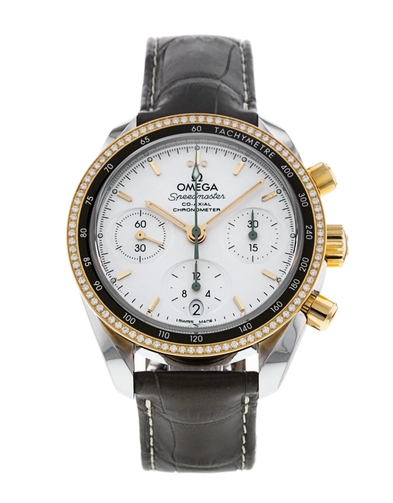 Omega Speedmaster 38 - cadran Baton argentée