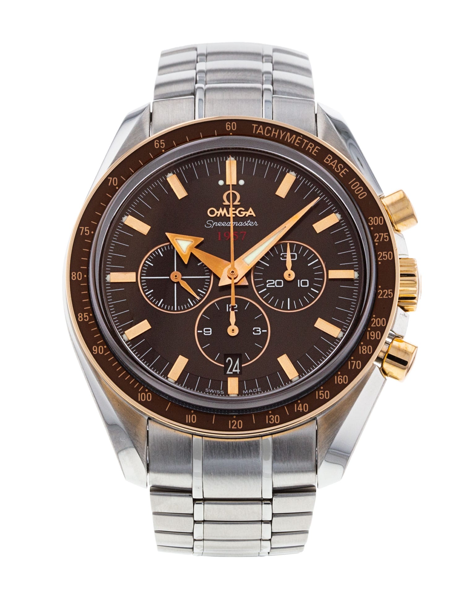 Omega Speedmaster Broad Arrow - cadran Baton brune