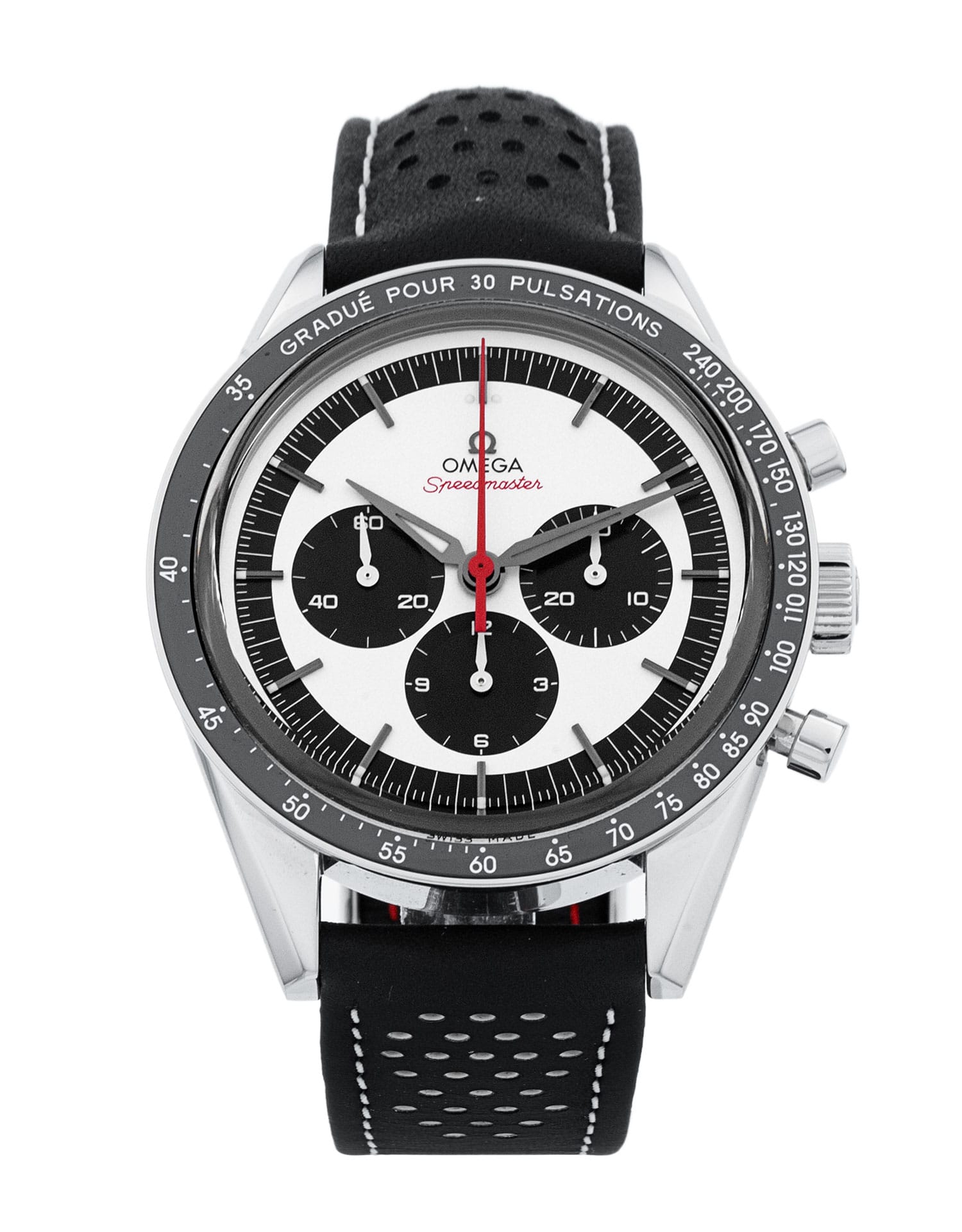 Omega Speedmaster CK2998 - cadran Baton argentée