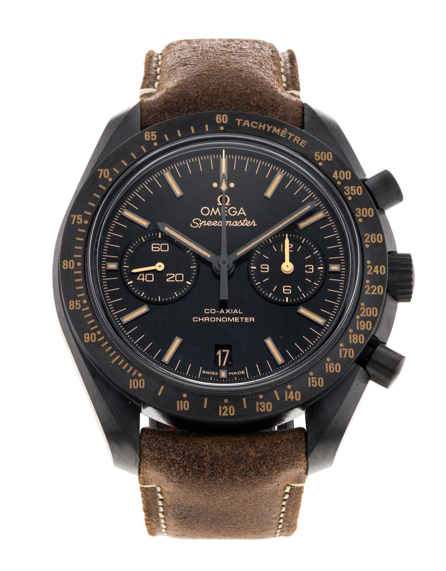 Omega Speedmaster Dark Side of the Moon - cadran Baton noire