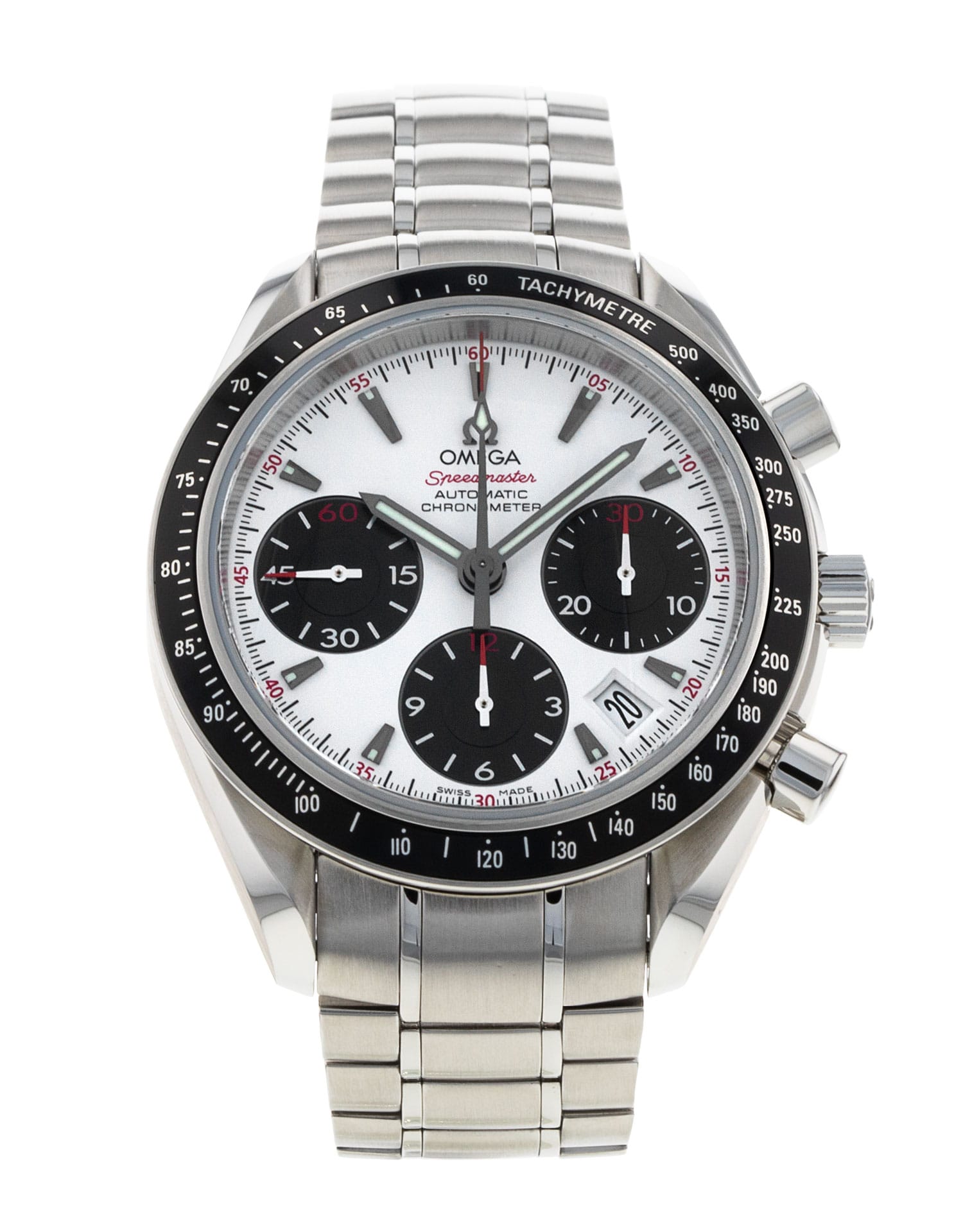 Omega Speedmaster Date - cadran Baguette blanche