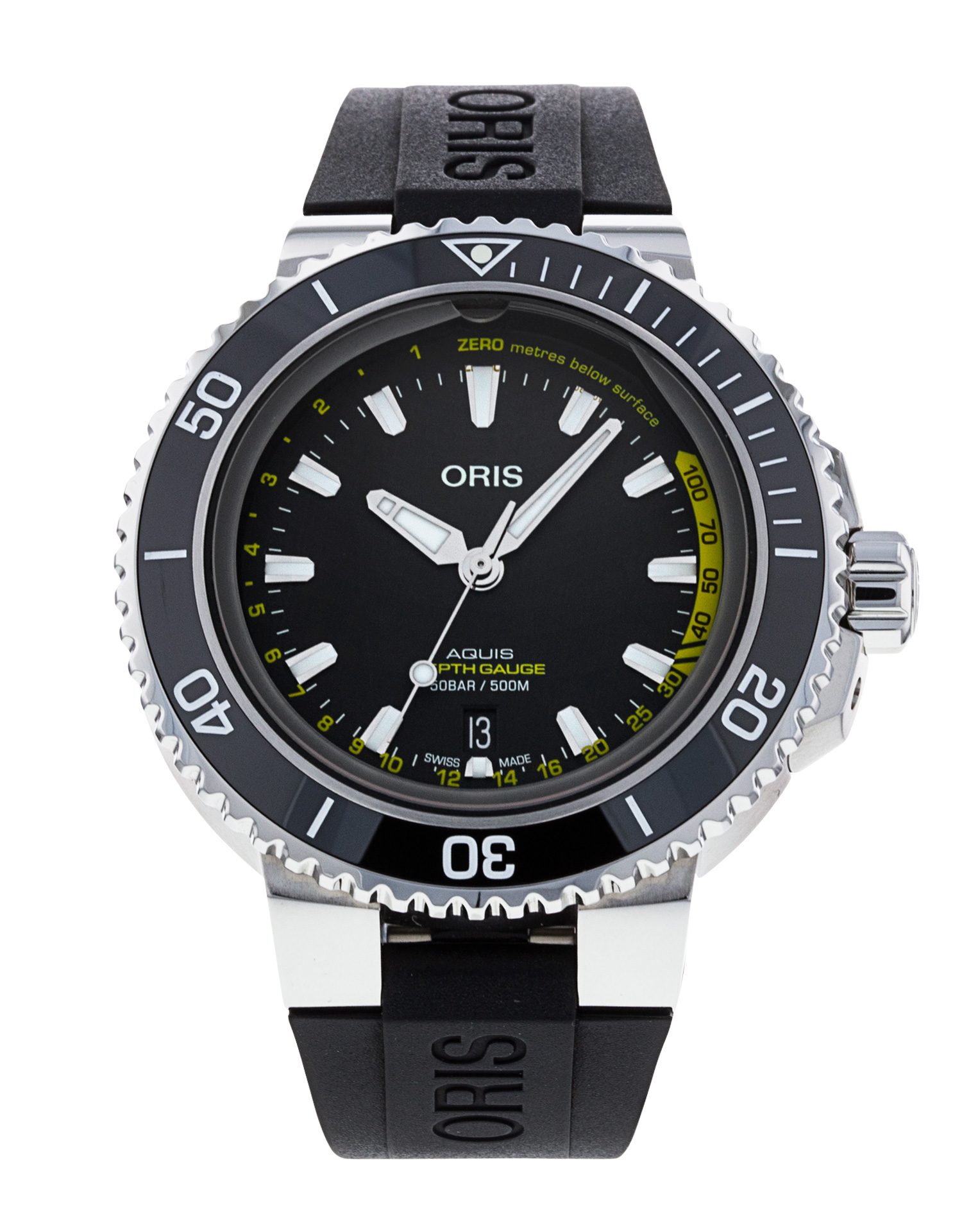 Oris Aquis Depth Gauge - cadran Noir