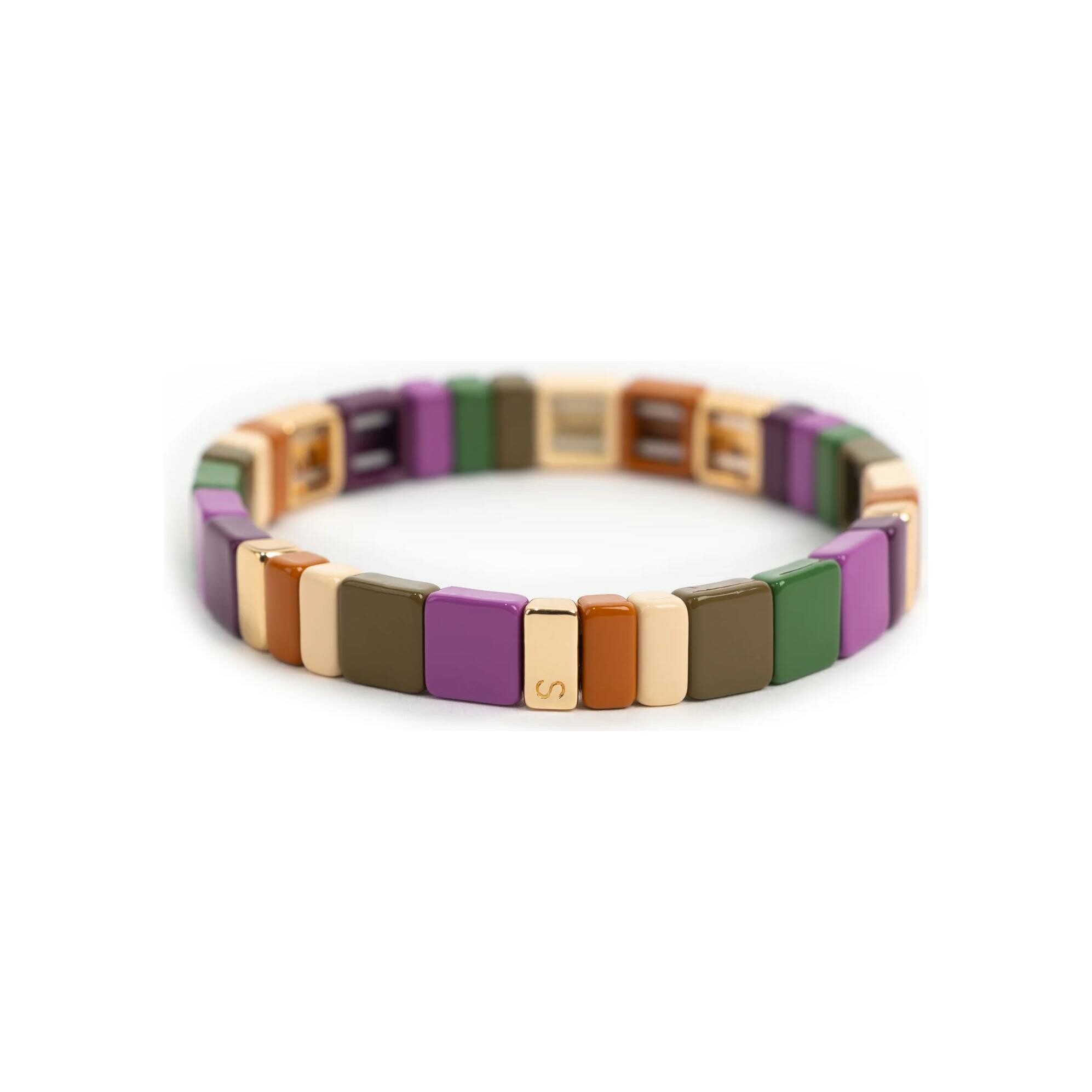 Bracelet Simone à Bordeaux Hubba en métal emaillé Cosy M