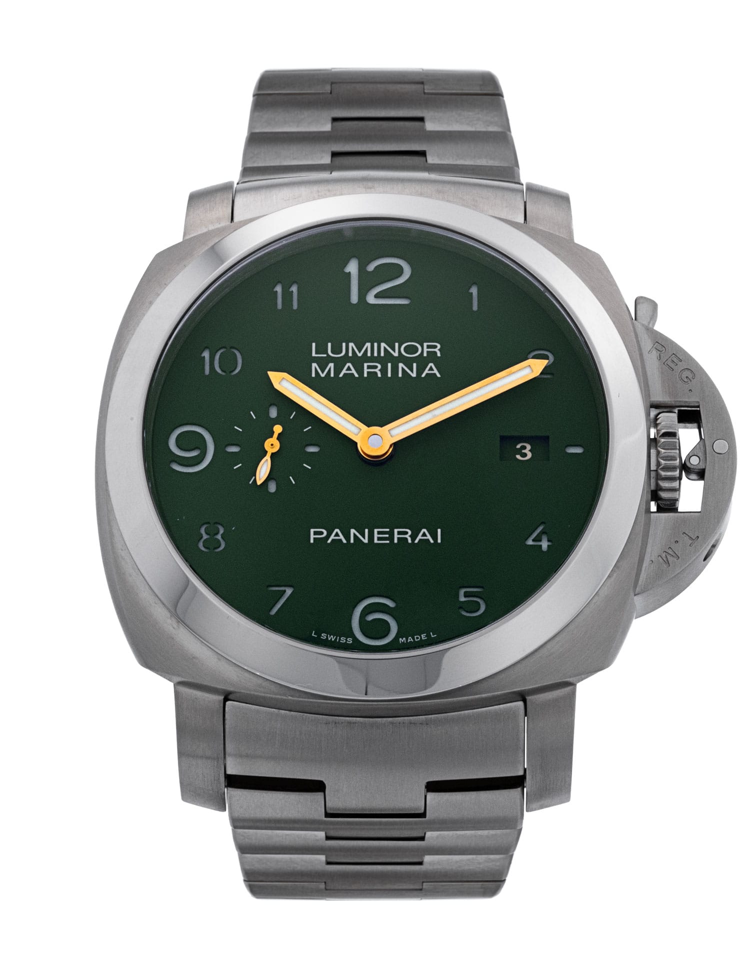 Panerai Luminor Marina - cadran Arabe vert
