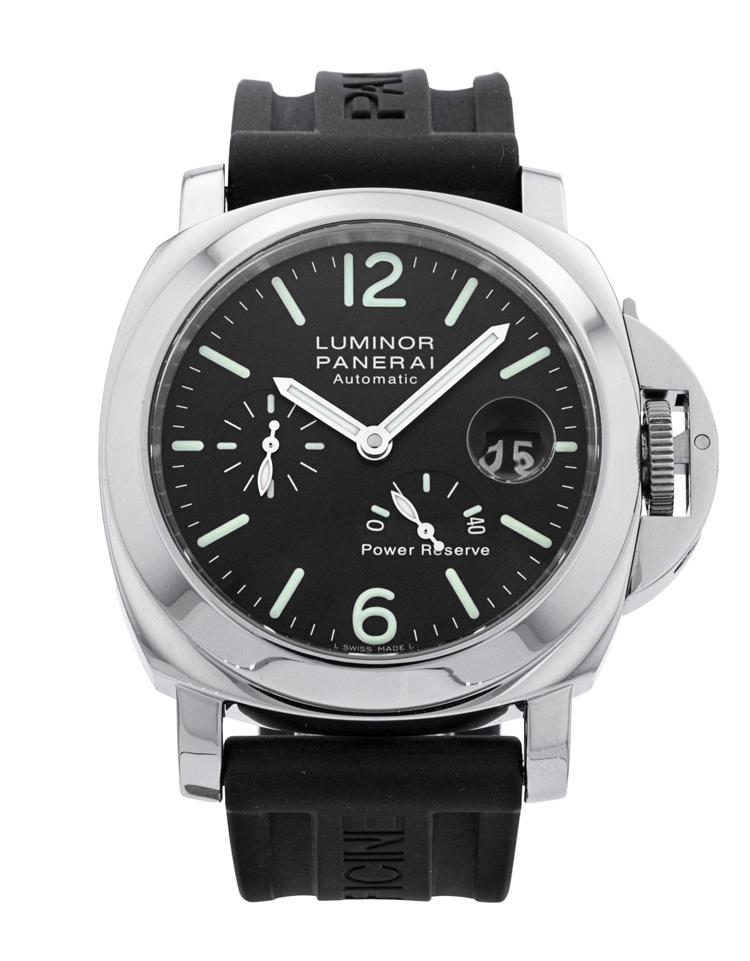 Panerai Luminor Power Reserve - cadran Baton noire