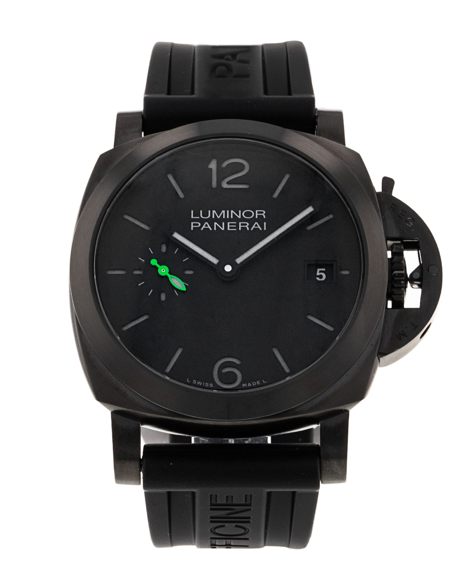 Panerai Luminor Quaranta - cadran Baton noire