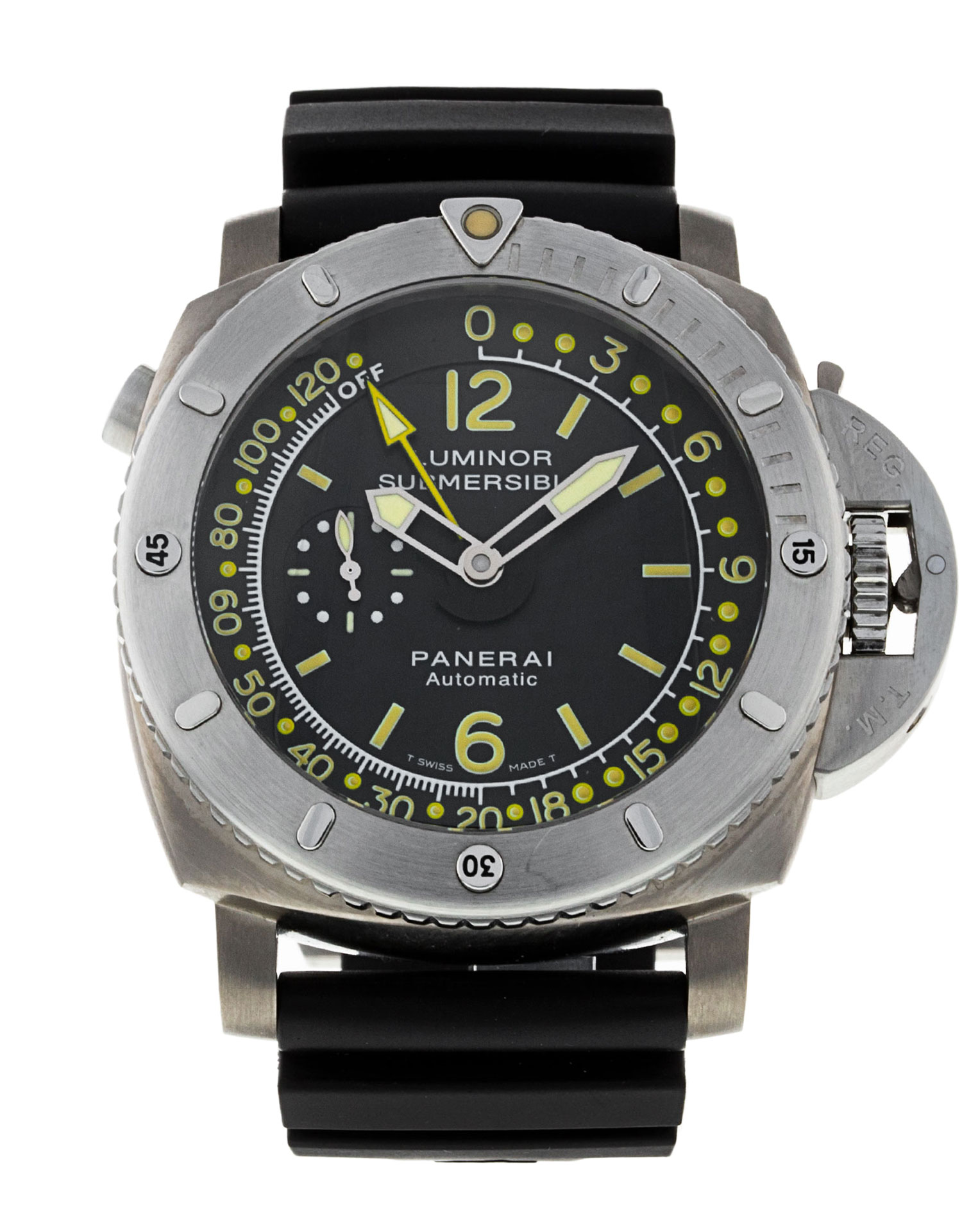 Panerai Luminor Submersible - cadran Baton noire