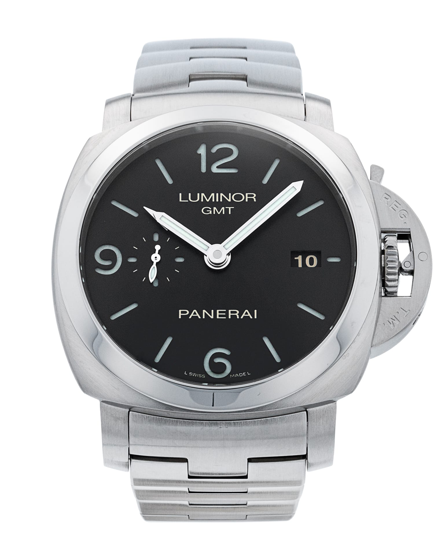 Panerai Manifattura Luminor - cadran Trimestre noir arabe