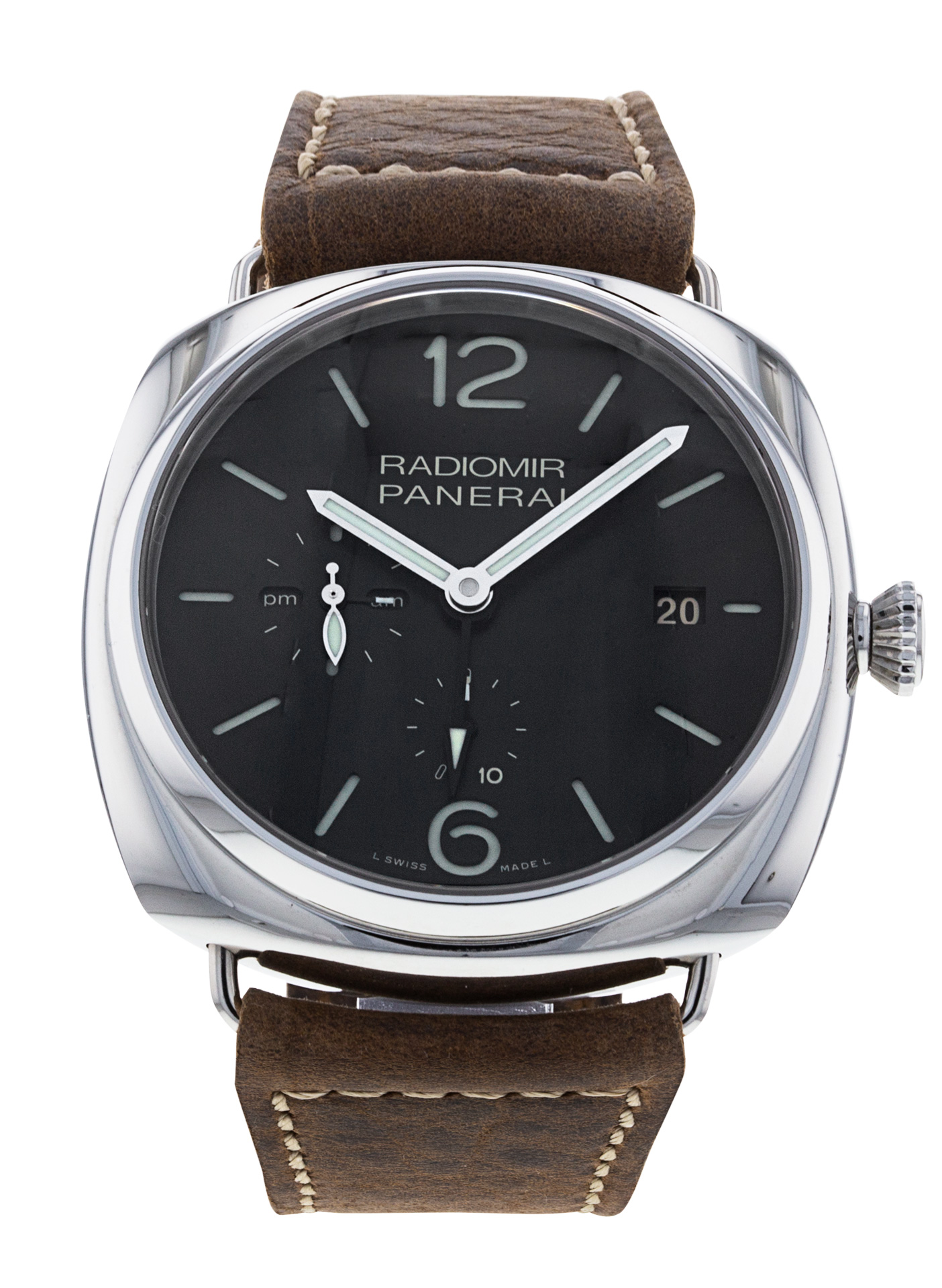 Panerai Radiomir 10 Days GMT - cadran Baton noire