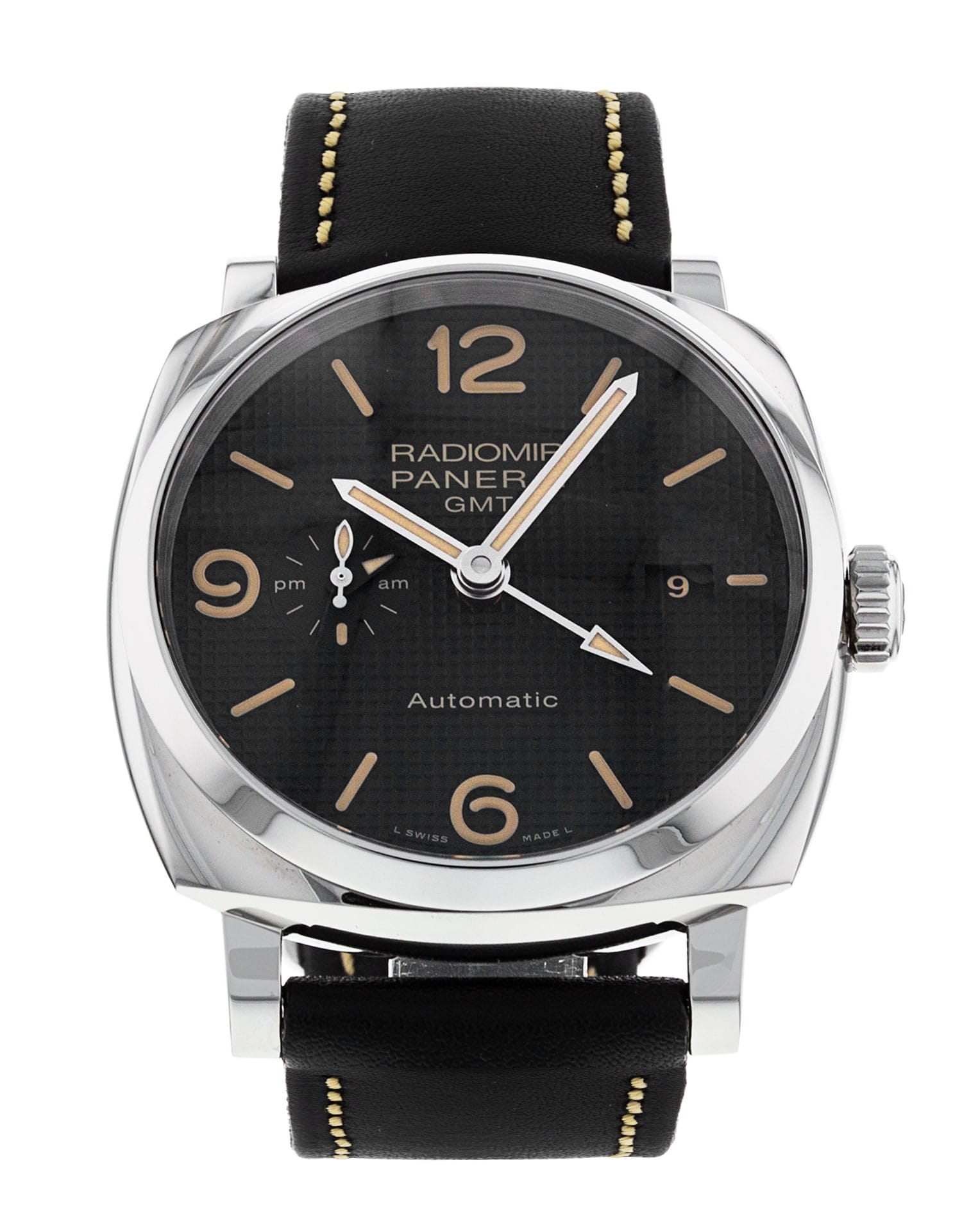 Panerai Radiomir 1940 - cadran Trimestre noir arabe