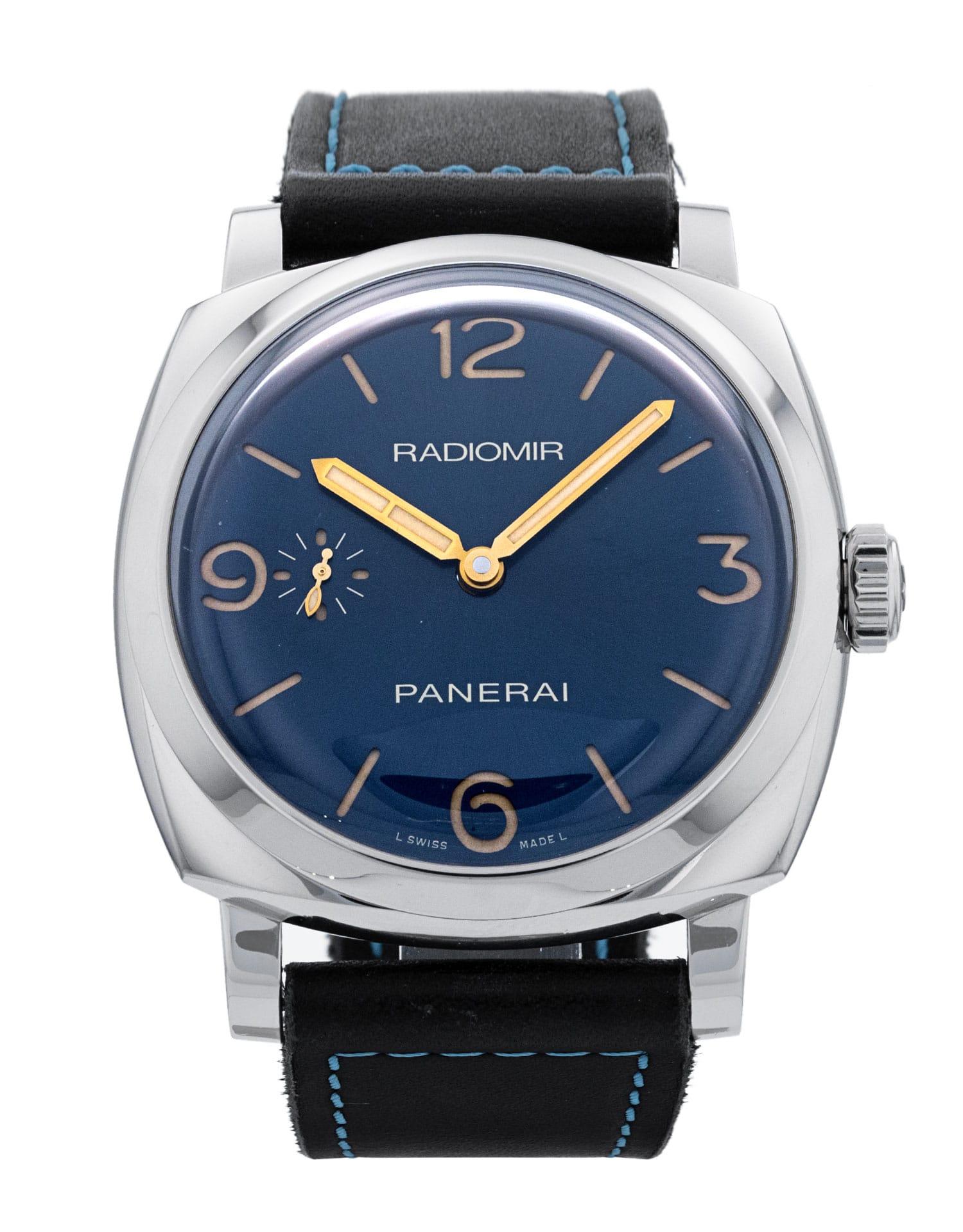 Panerai Radiomir 1940 3 Days - cadran Bleu quartier arabe