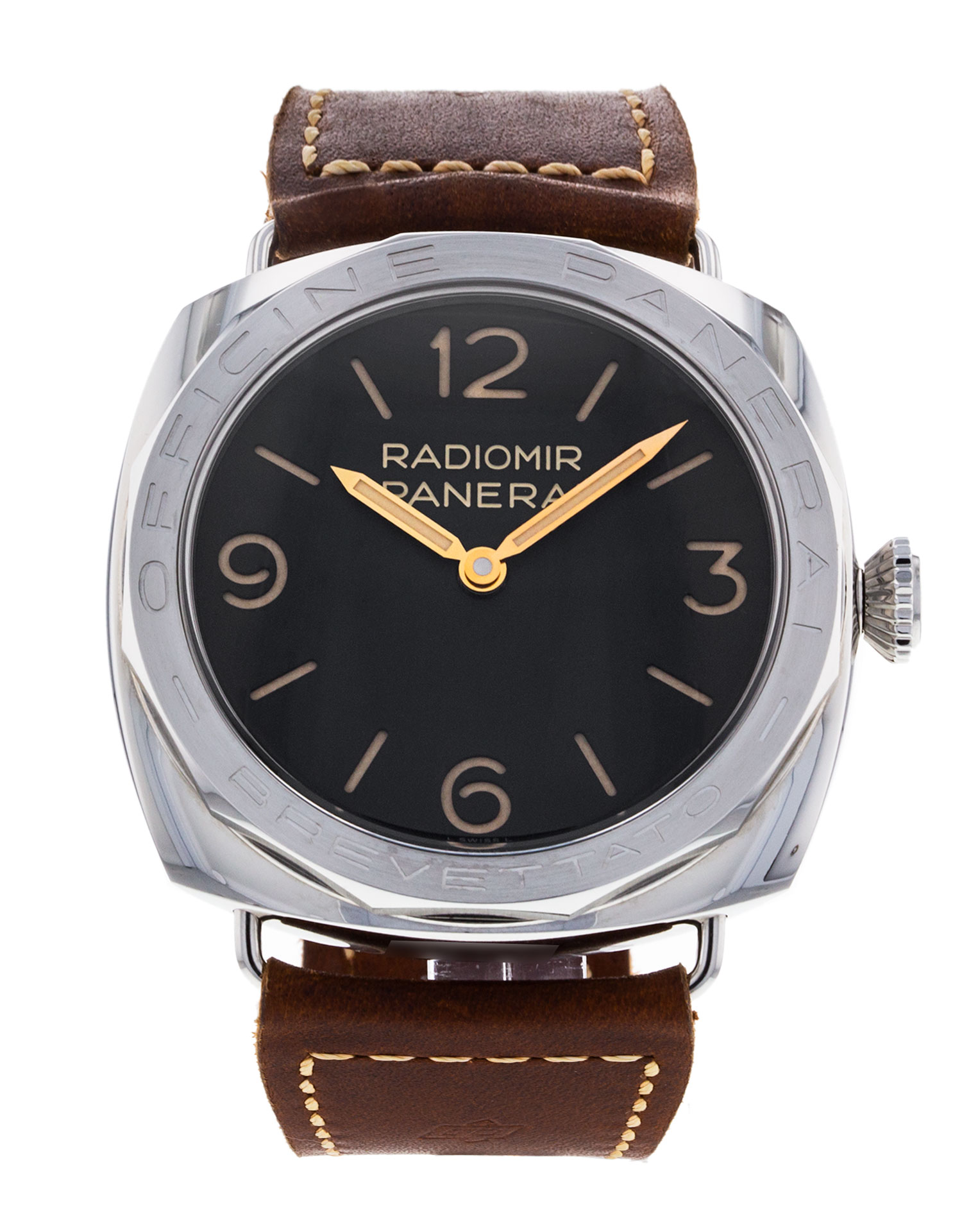 Panerai Radiomir 3 Days Acciaio - cadran Trimestre noir arabe