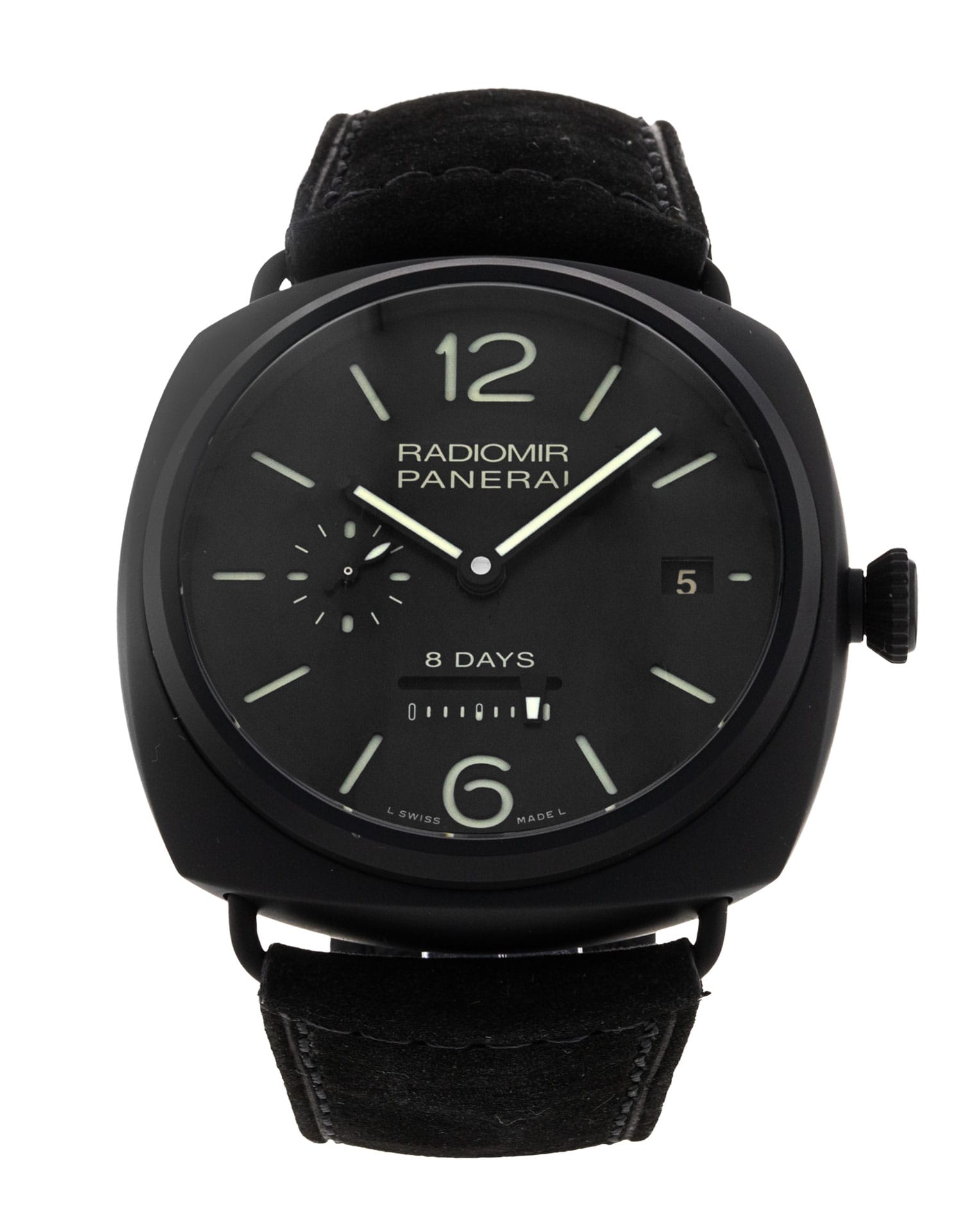 Panerai Radiomir 8 days - cadran Baton noire