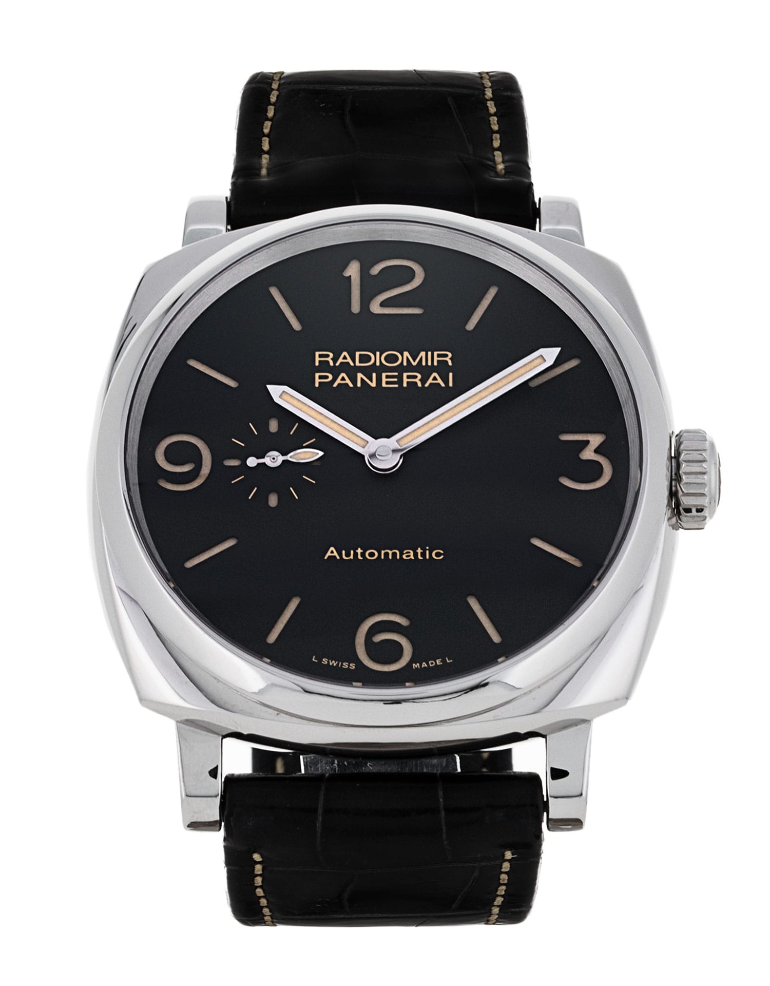 Panerai Radiomir Automatic - cadran Trimestre noir arabe