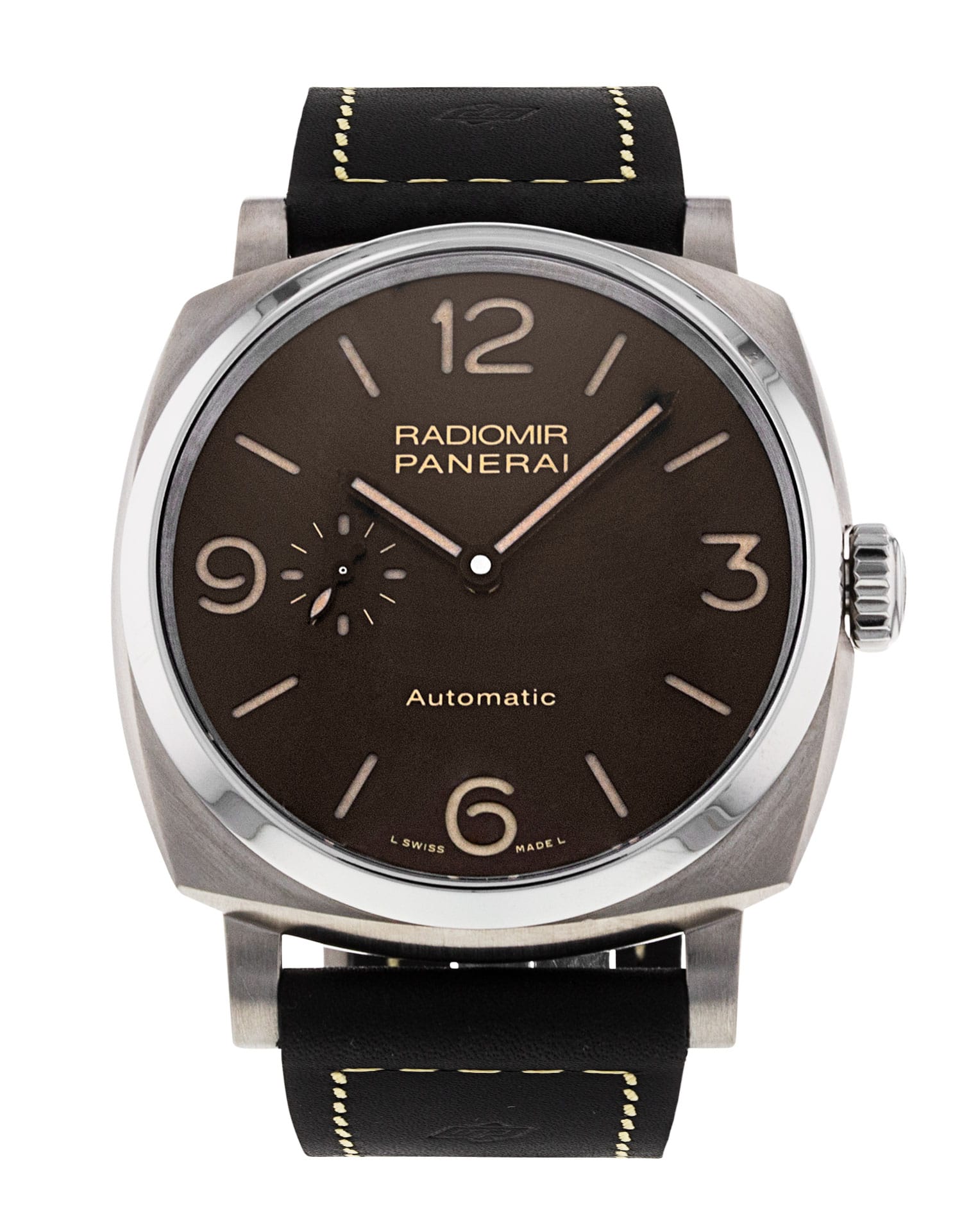 Panerai Radiomir Automatic - cadran Brun de quartier arabe