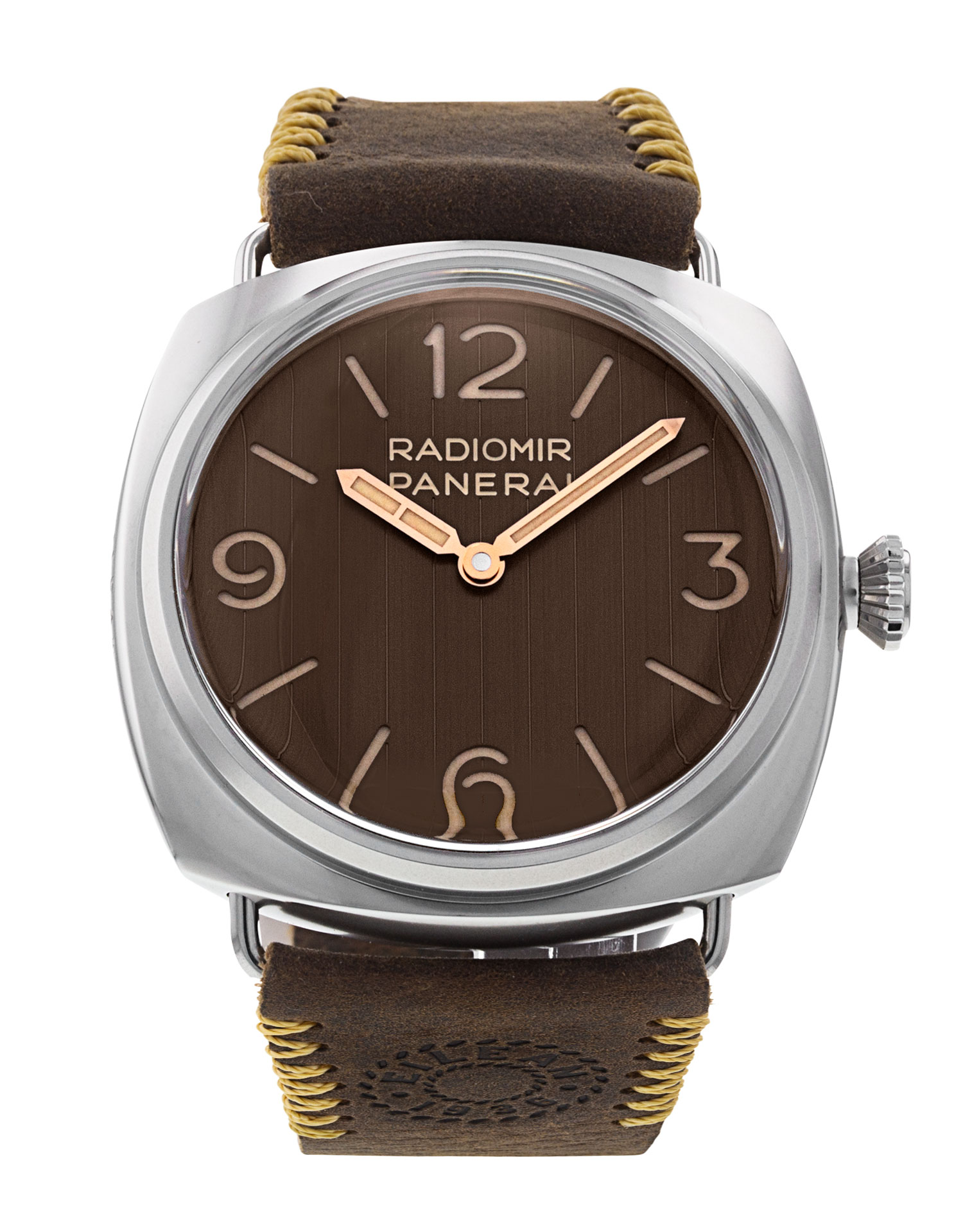Panerai Radiomir Eilean - cadran Brun de quartier arabe