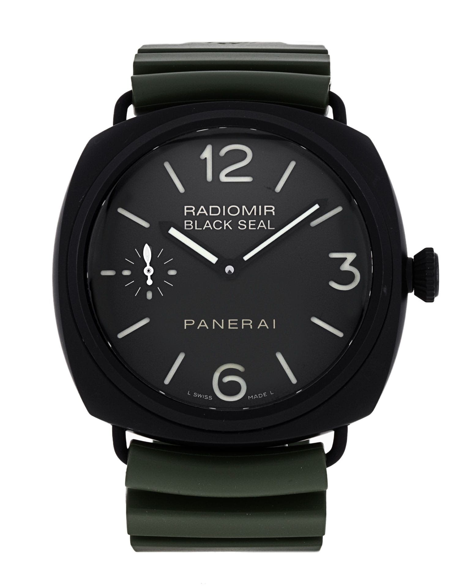 Panerai Radiomir Manual - cadran Trimestre noir arabe