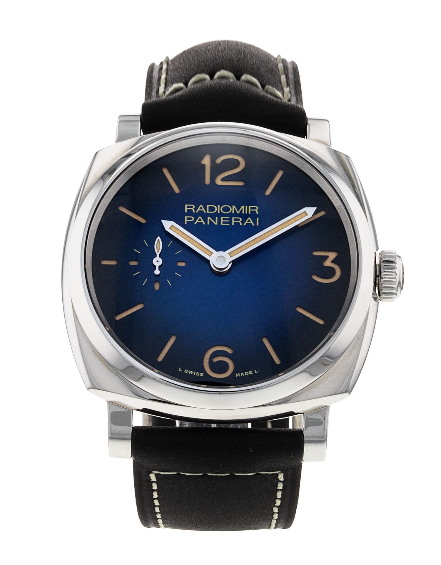 Panerai Radiomir Manual - cadran Bleu quartier arabe
