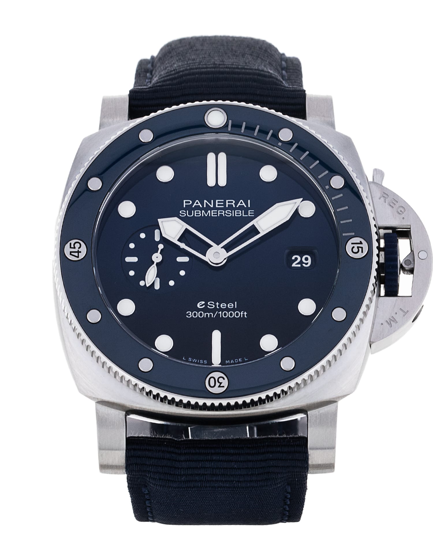 Panerai Submersible QuarantaQuattro - cadran Bleu