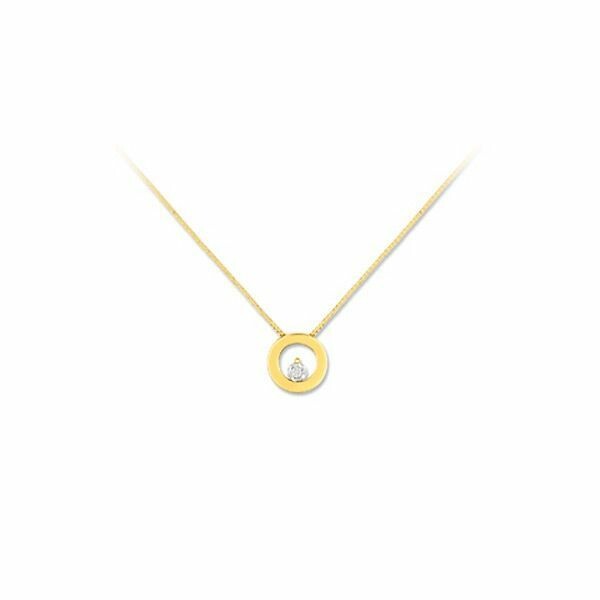 Achat Collier en or jaune, or blanc et diamant