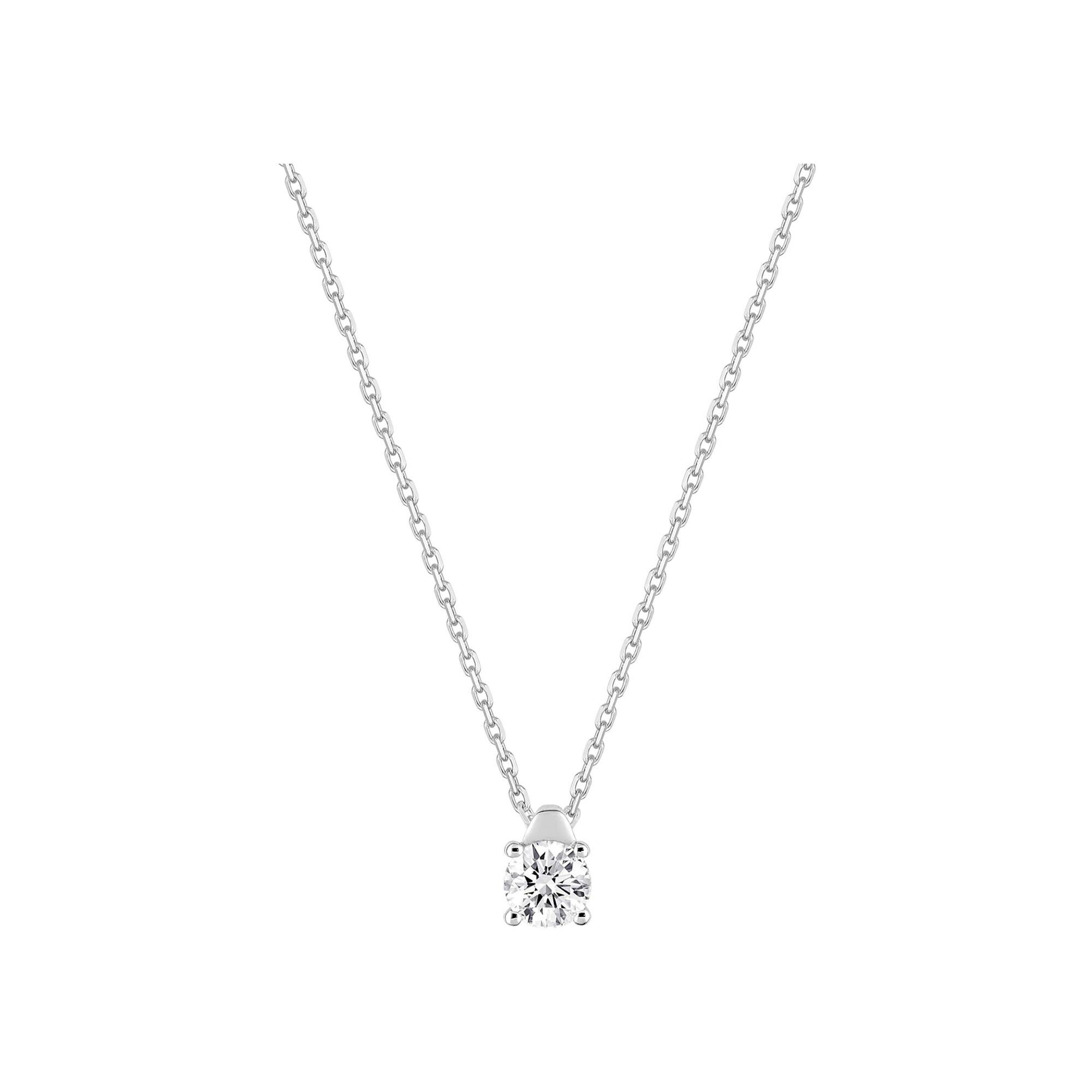 Achat Collier en or blanc et diamant 0.30ct