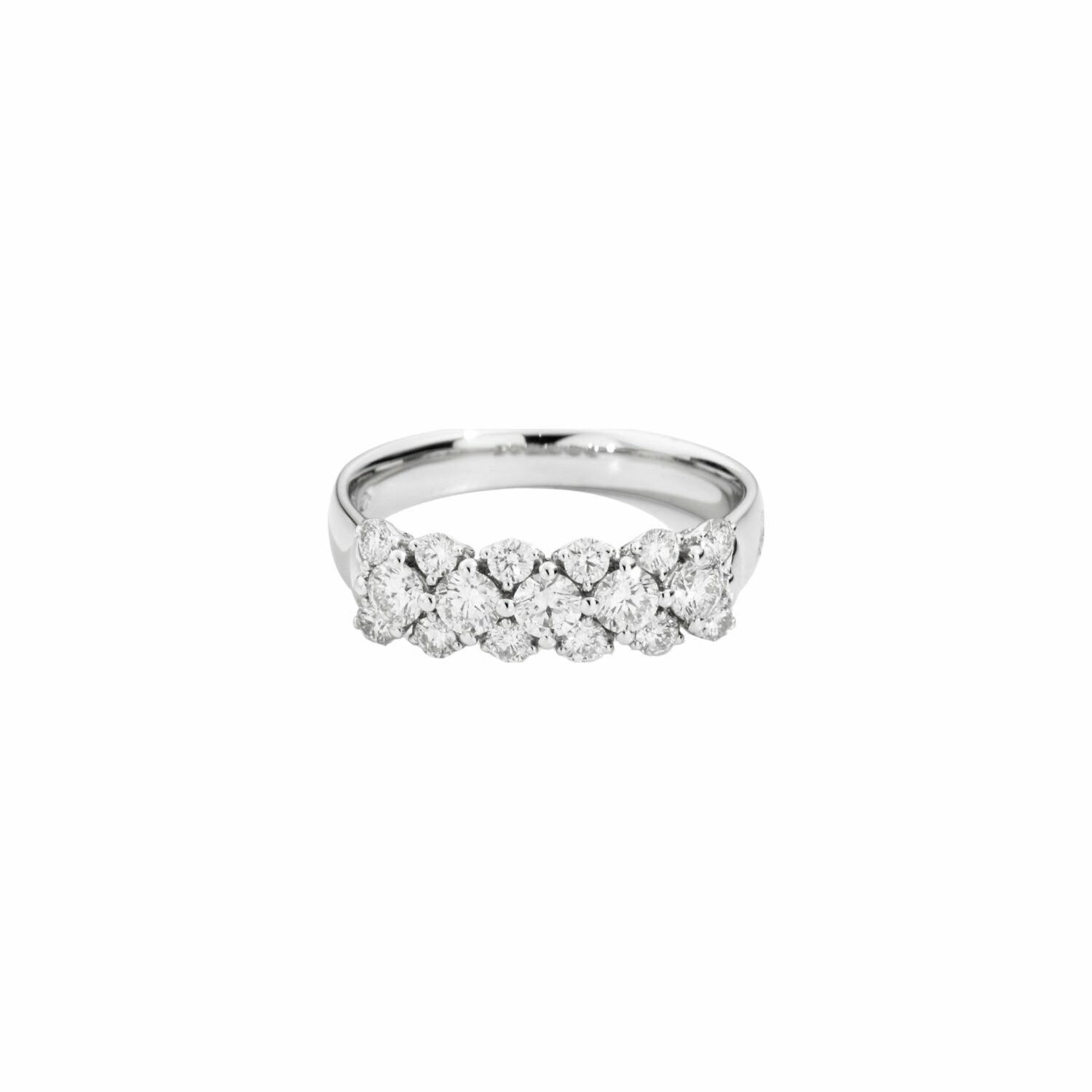 Achat Bague Recarlo Anniversary en or blanc et diamant, taille 54