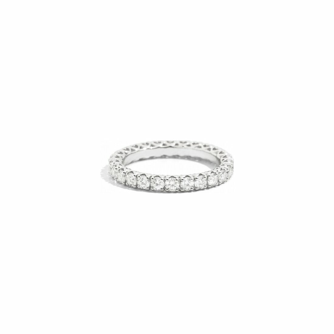 Achat Bague Recarlo Anniversary Eternity en or blanc et diamants, taille 54