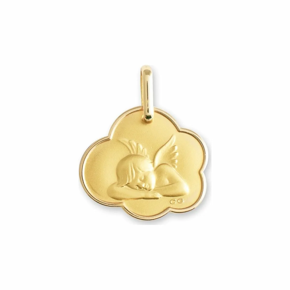 Achat Médaille de baptême ange en or jaune