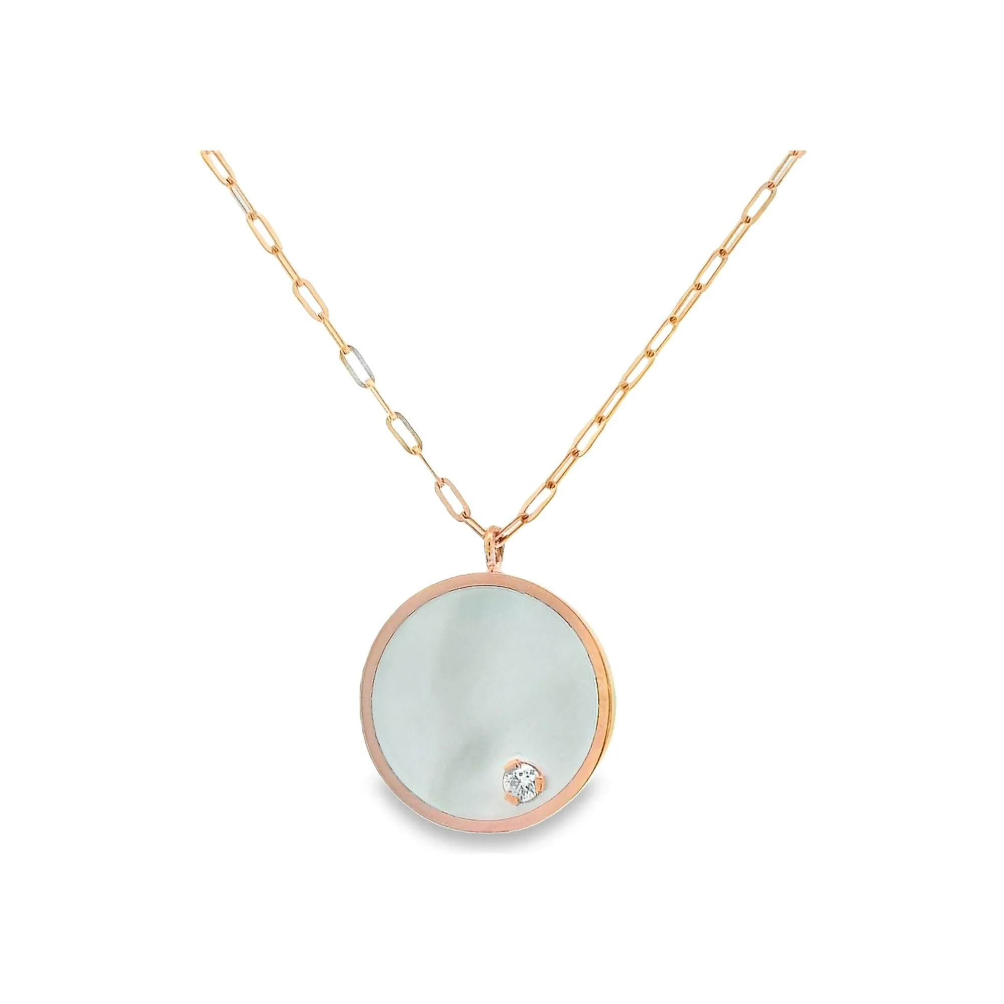 Achat Collier Clozeau en or rose et diamant