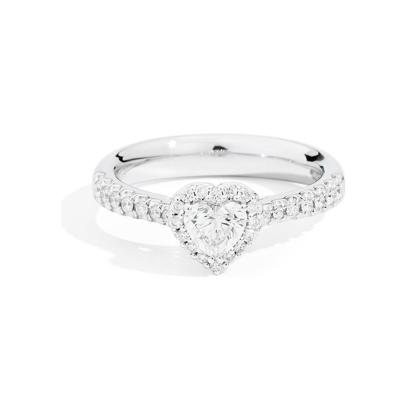 Achat Solitaire Recarlo Anniversary Love en or blanc et Diamant 0.47ct, taille 52