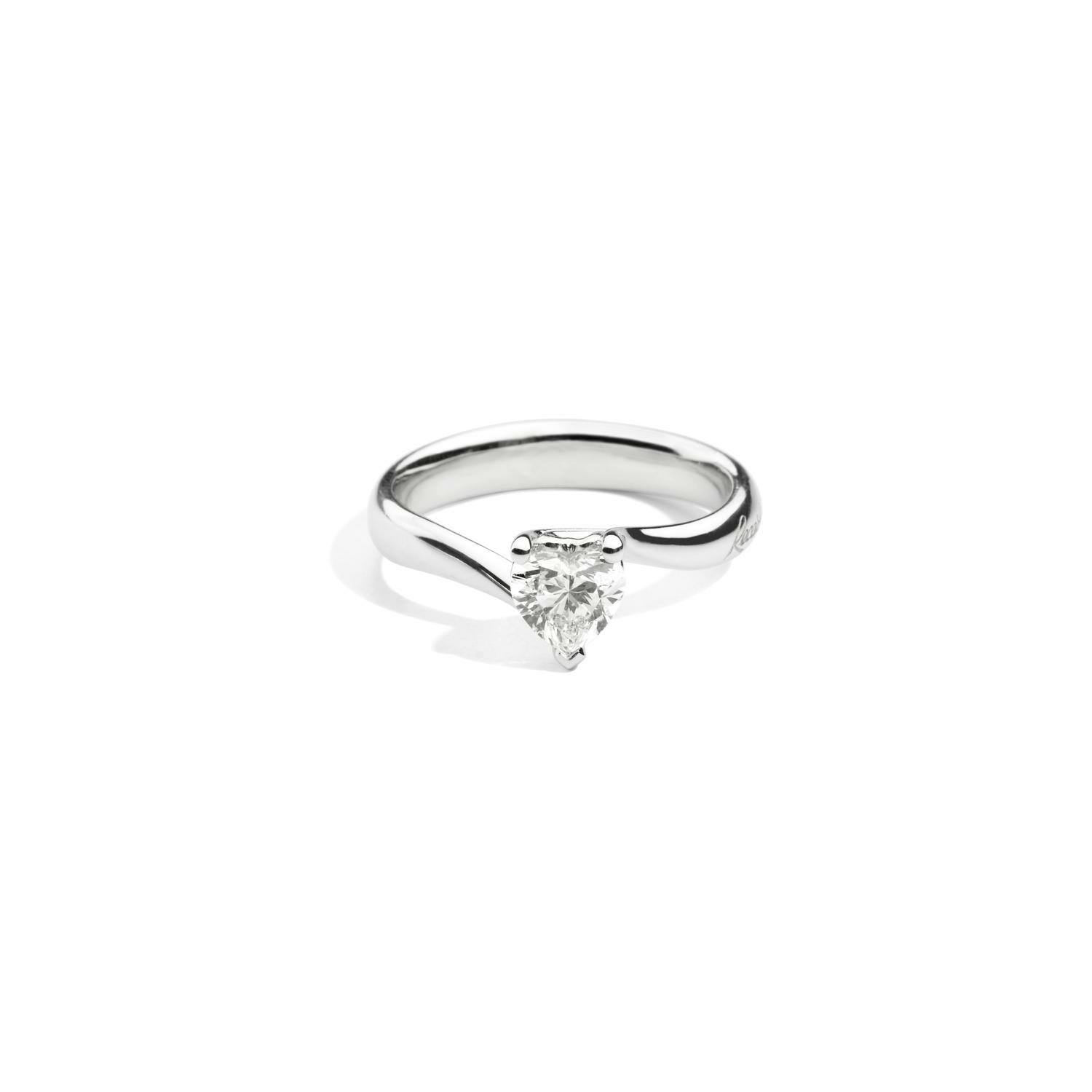 Achat Solitaire Recarlo Anniversary Love Valentin en or blanc et diamant, taille 54