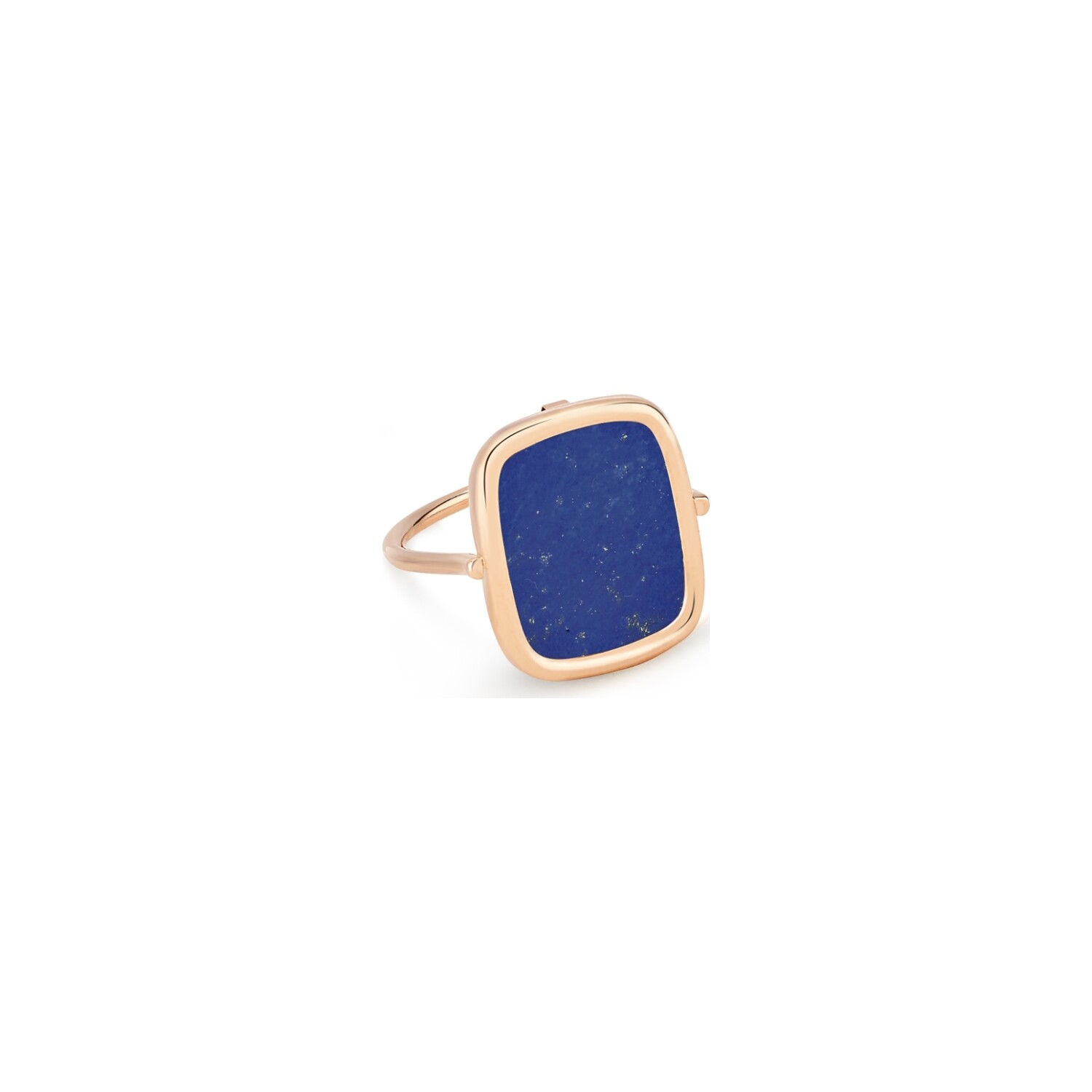 Achat Bague Ginette NY ANTIQUE RING en or rose et lapis lazuli