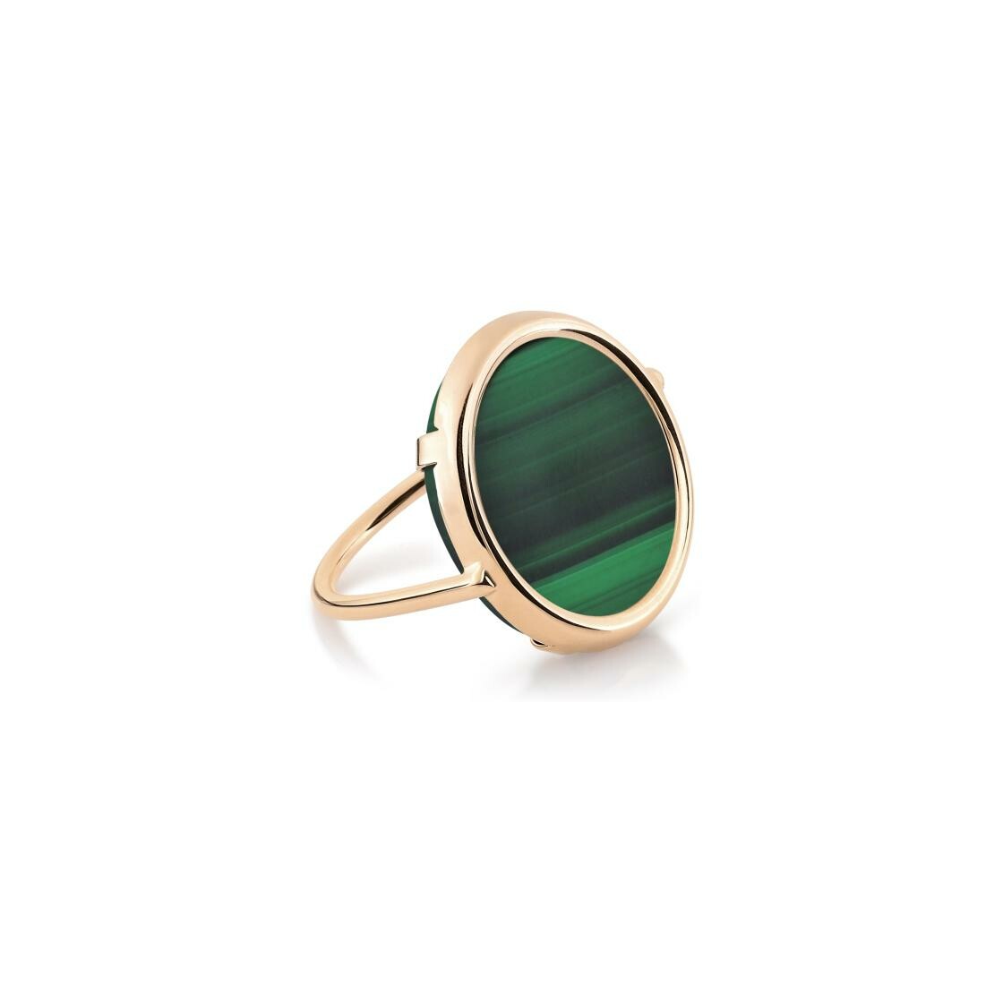 Achat Bague Ginette NY EVER en or rose et malachite
