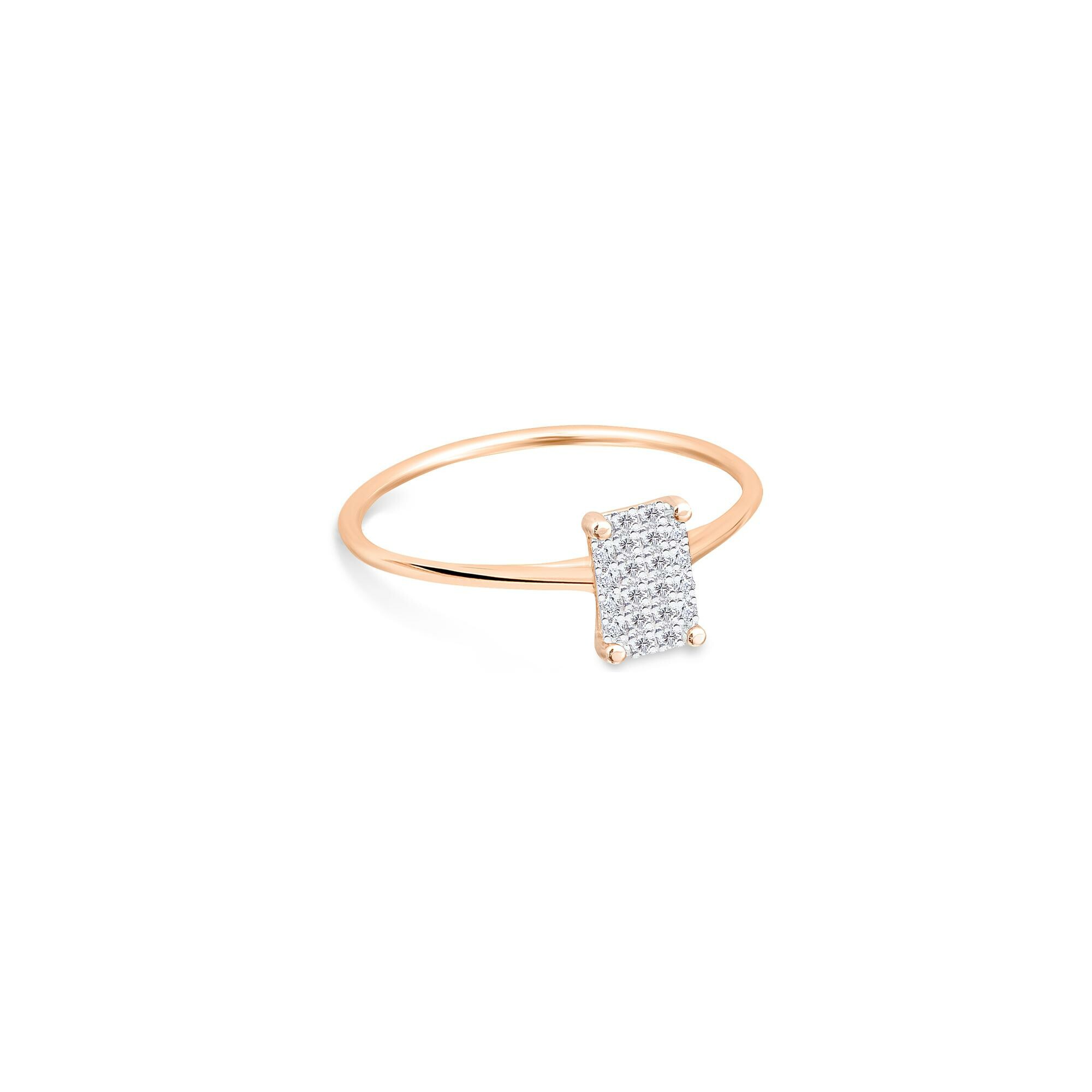 Achat Bague Ginette NY Midnight en or rose et diamants
