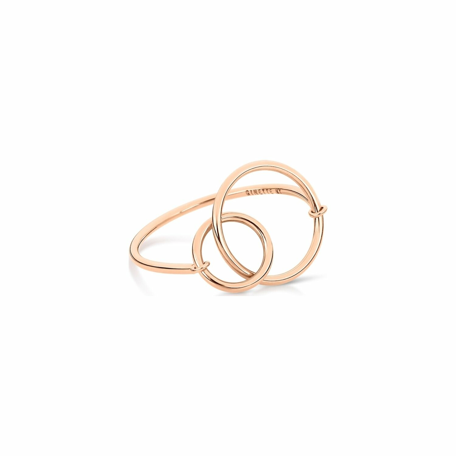 Achat Bague GINETTE NY CIRCLE en or rose