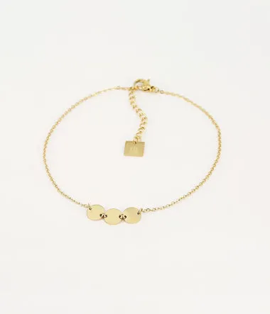 Cardin - Acier Doré - Chaîne de Cheville - Zag Bijoux