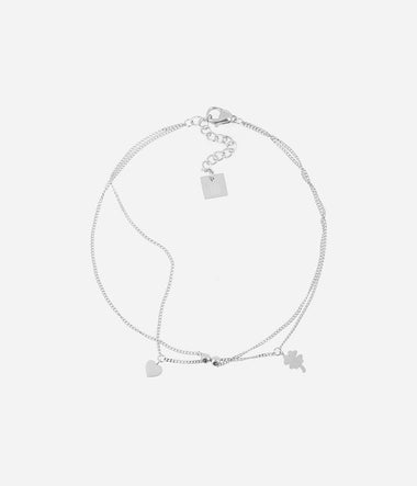 Dallas - Acier - Chaîne de Cheville - Zag Bijoux