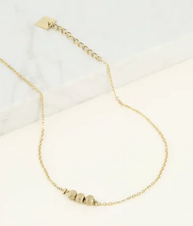 Luwa - Acier Doré - Chaîne de Cheville - Zag Bijoux