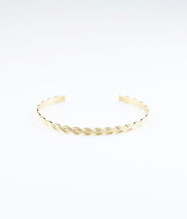 Kheops - Acier Doré - Jonc - Zag Bijoux