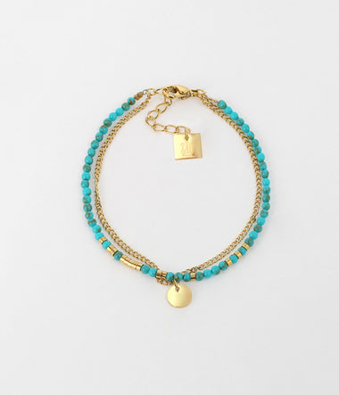 Apache - Acier Doré - Bracelet - Zag Bijoux