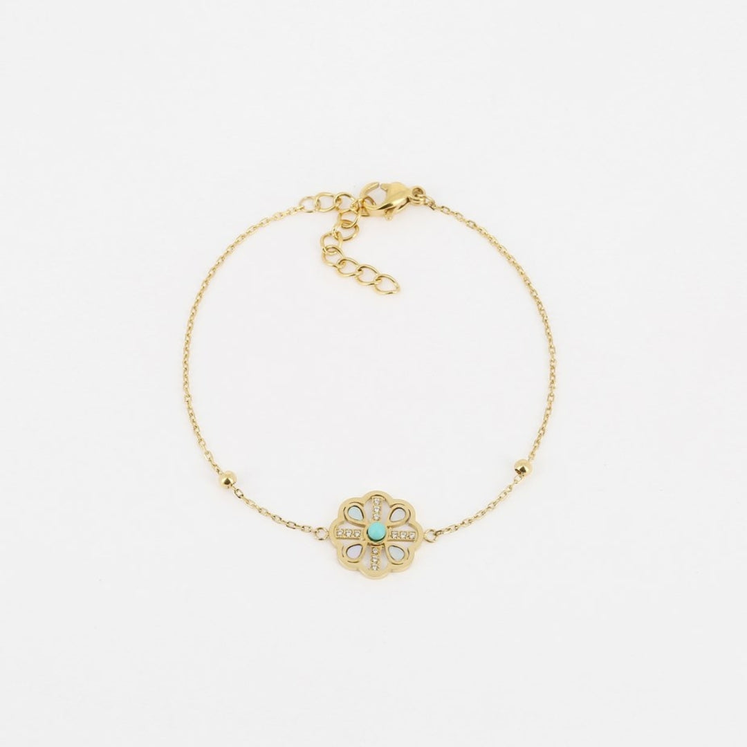 Cybelle - Acier Doré - Bracelet - Zag Bijoux