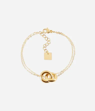 Menti - Acier Doré - Bracelet - Zag Bijoux